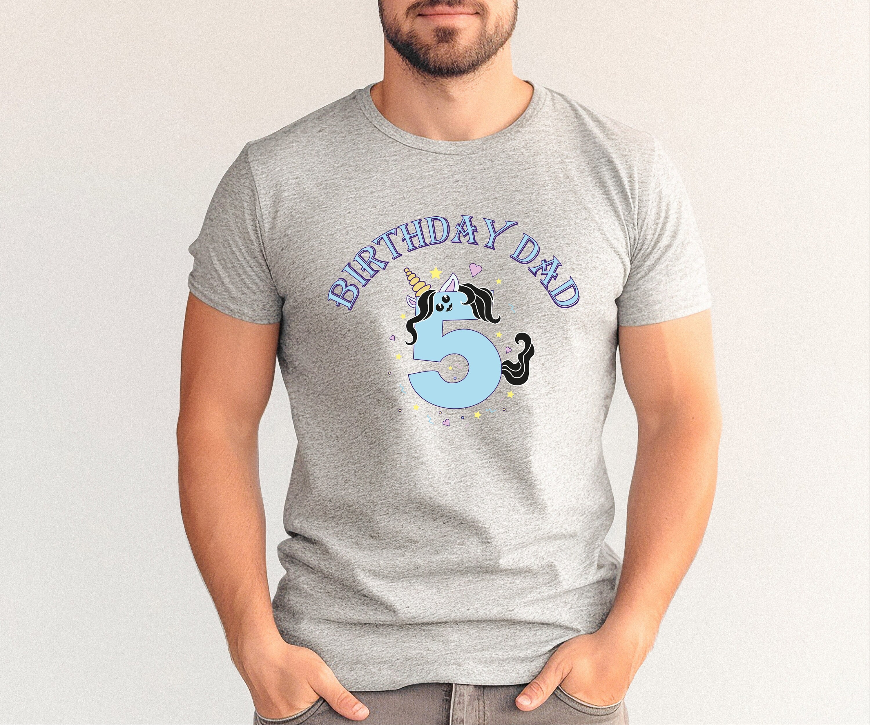 Personalized Birthday Unicorn 1st 2st 3st 4st 5st 6st 7st 8st 9st 10st T-shirt, Custom Name Unicorn shirt, Personalized gift for little girl