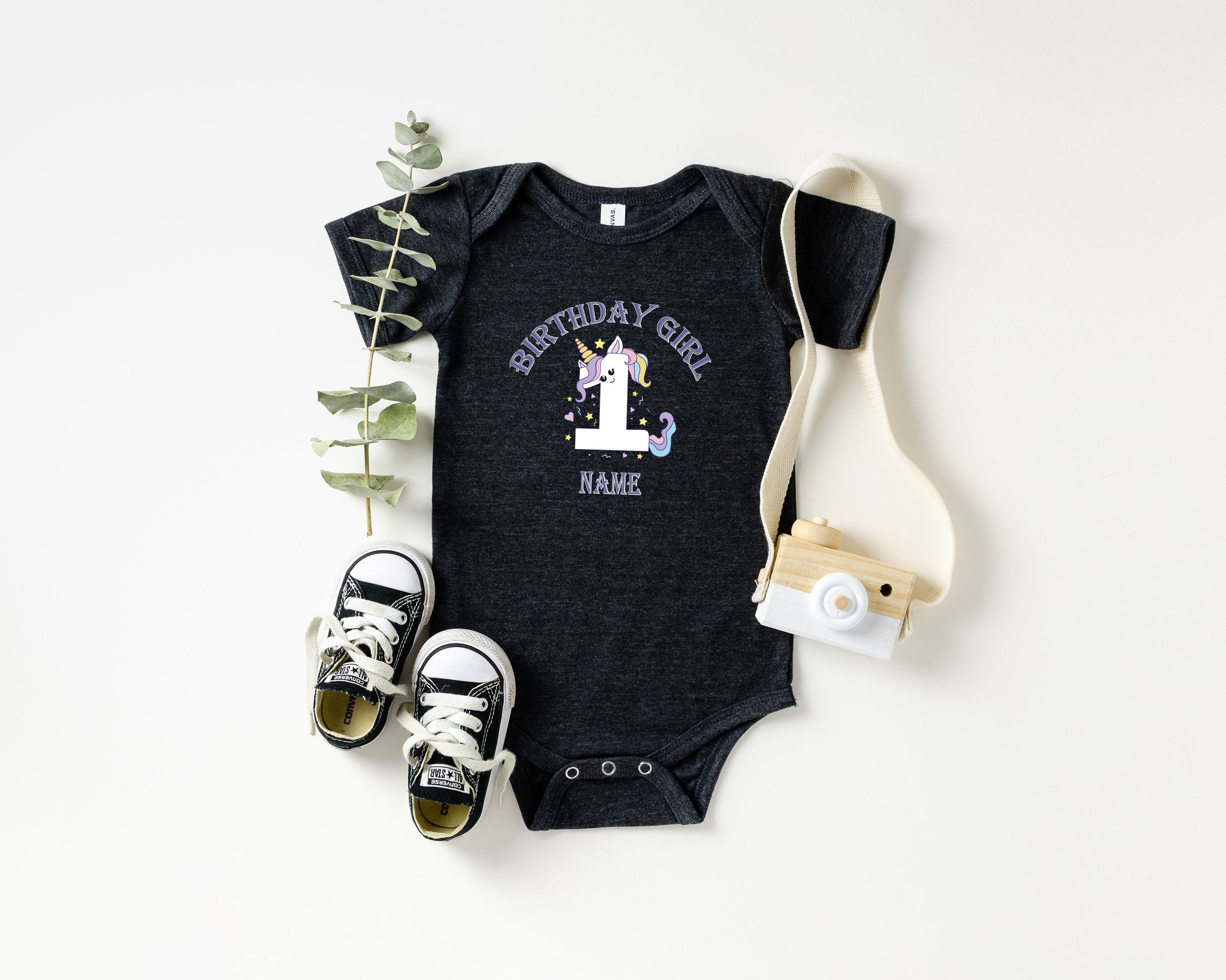 Personalized Birthday Unicorn 1st 2st 3st 4st 5st 6st 7st 8st 9st 10st T-shirt, Custom Name Unicorn shirt, Personalized gift for little girl