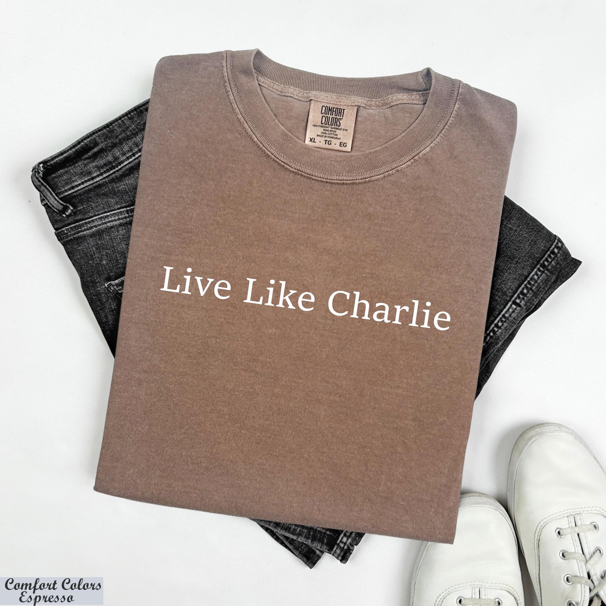 Live Like Charlie Kirk Shirt, Charlie Kirk Assassination Shirt, Political Awareness, Pray for Charlie, Charlie Kirk Memorial Tee,RIP Charlie