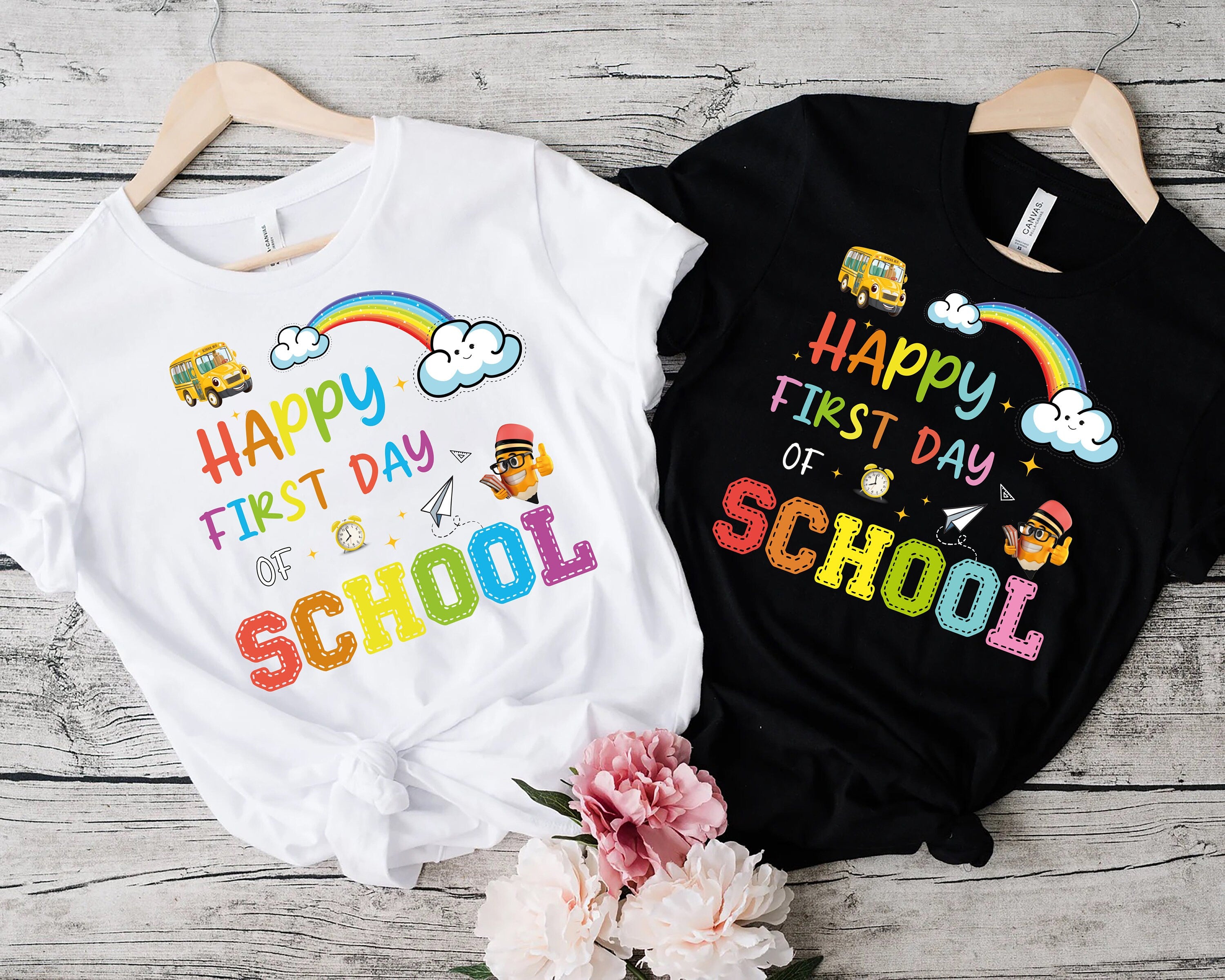 Happy First Day of School Shirt, Back to School Shirt,preschool shirt,1st Day of School Shirt,Gift For Teacher, Teacher Appreciation Gift