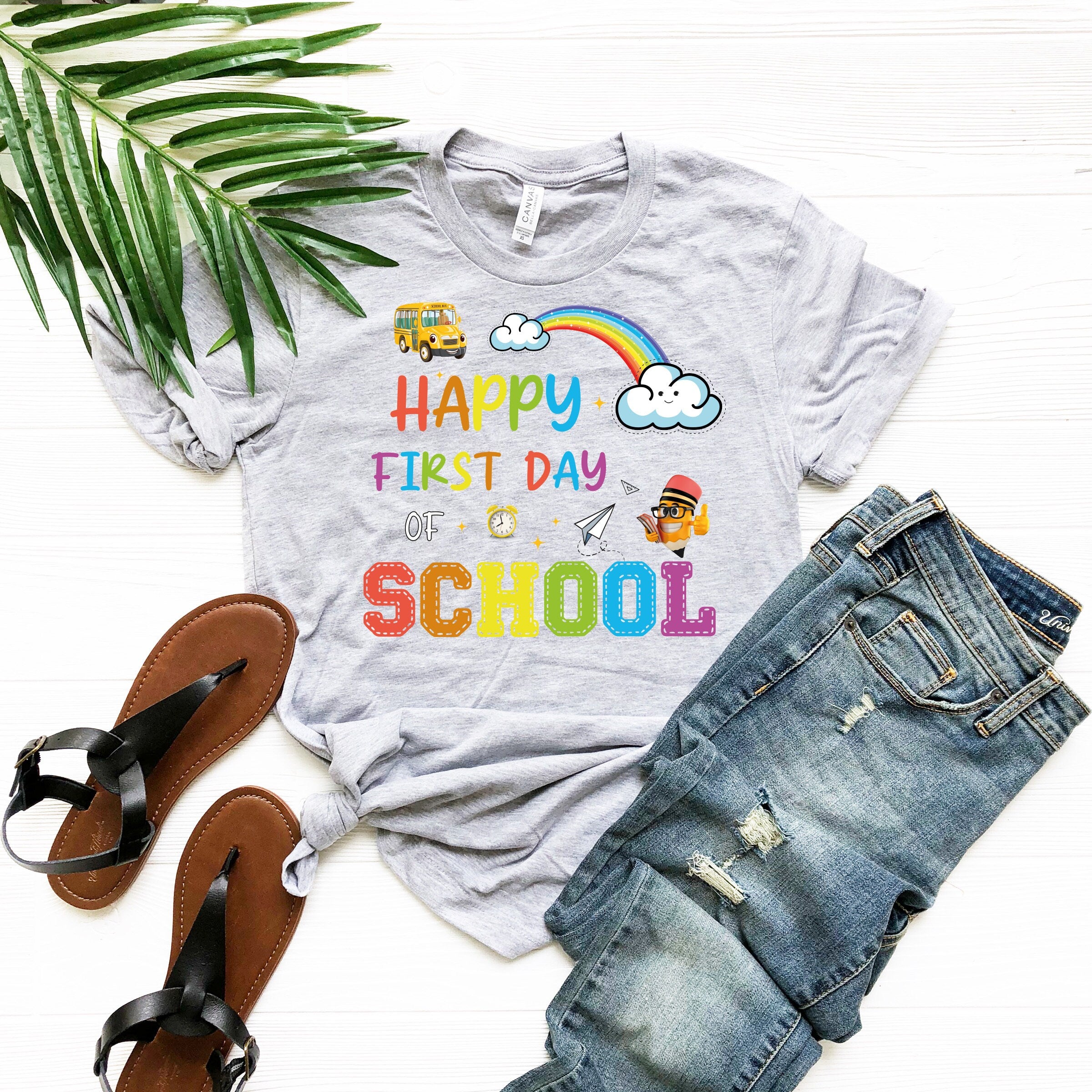 Happy First Day of School Shirt, Back to School Shirt,preschool shirt,1st Day of School Shirt,Gift For Teacher, Teacher Appreciation Gift
