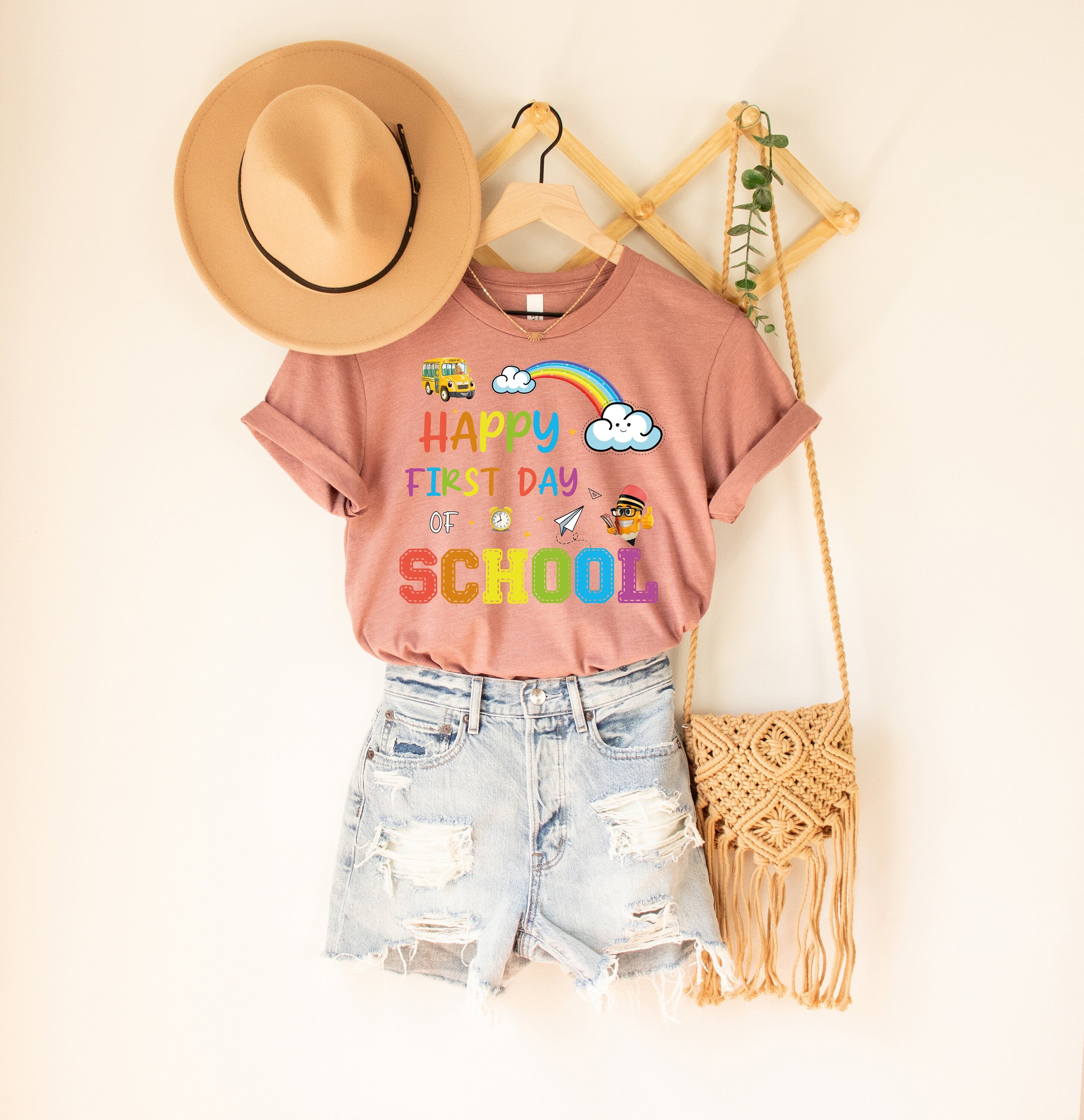 Happy First Day of School Shirt, Back to School Shirt,preschool shirt,1st Day of School Shirt,Gift For Teacher, Teacher Appreciation Gift