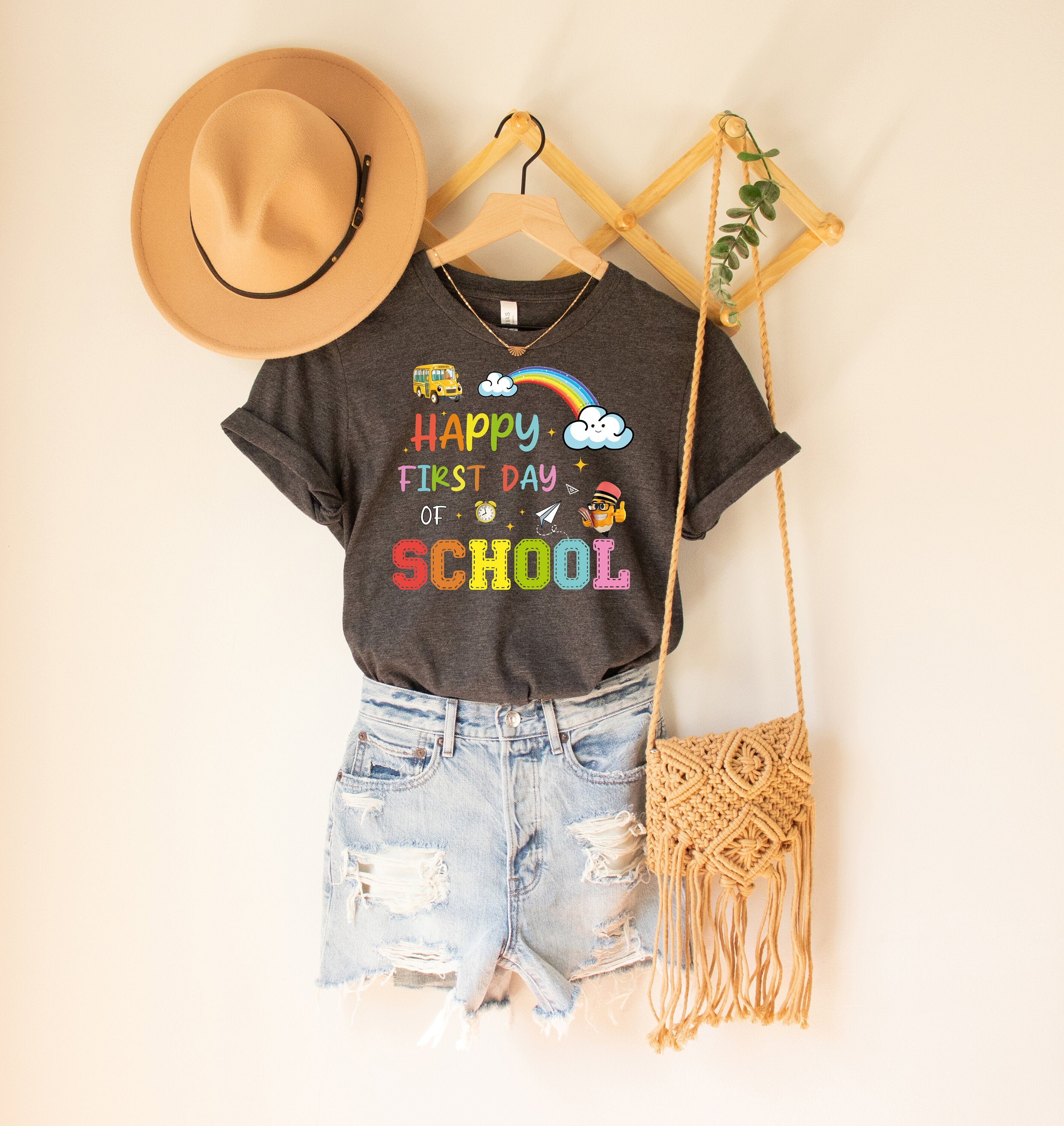 Happy First Day of School Shirt, Back to School Shirt,preschool shirt,1st Day of School Shirt,Gift For Teacher, Teacher Appreciation Gift