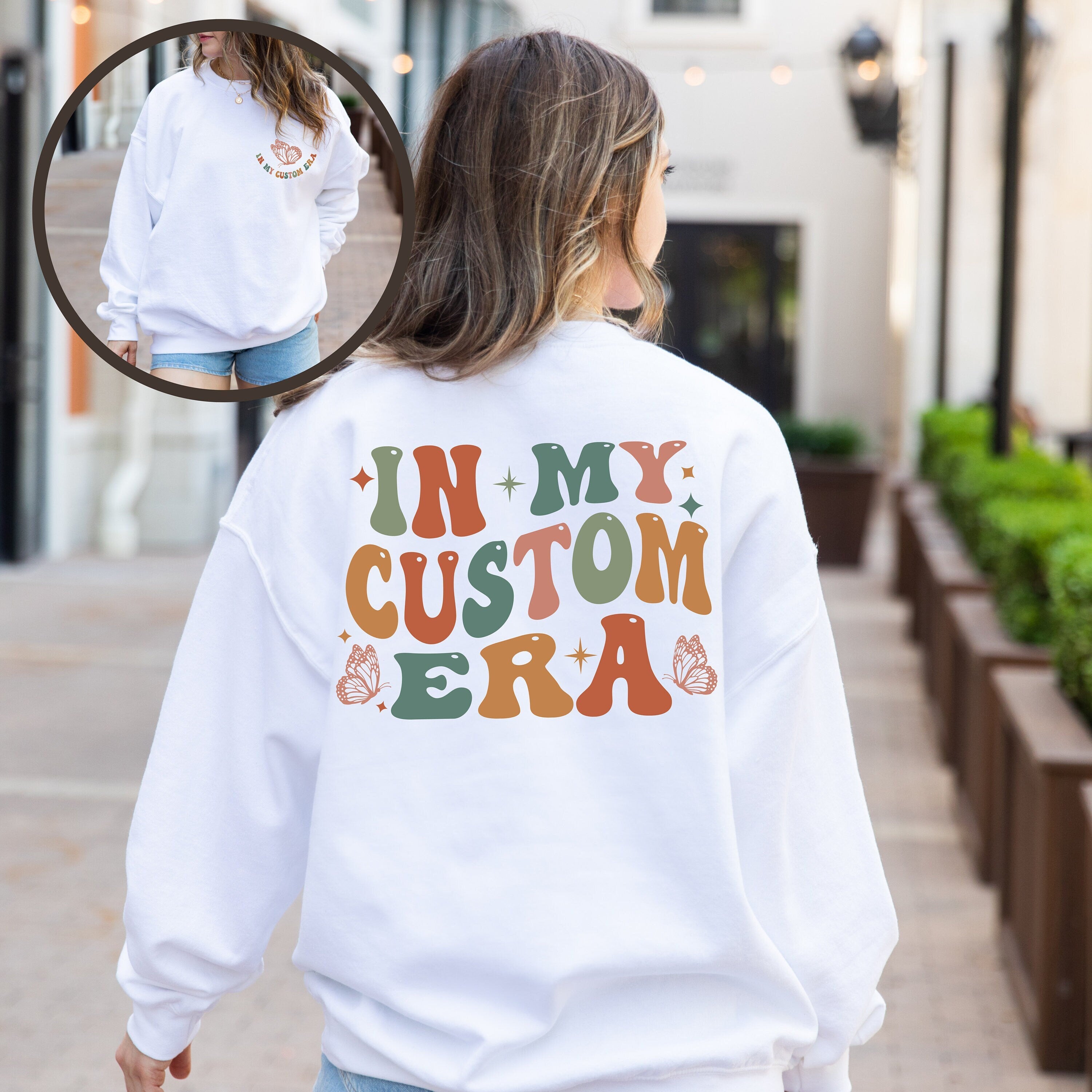 In My Era Custom Sweatshirt,Personalized Sweatshirt, Concert Outfit,Gift For Fan Girl Shirt, New Mom Gift, Gender Reveal,Custom Era Crewneck