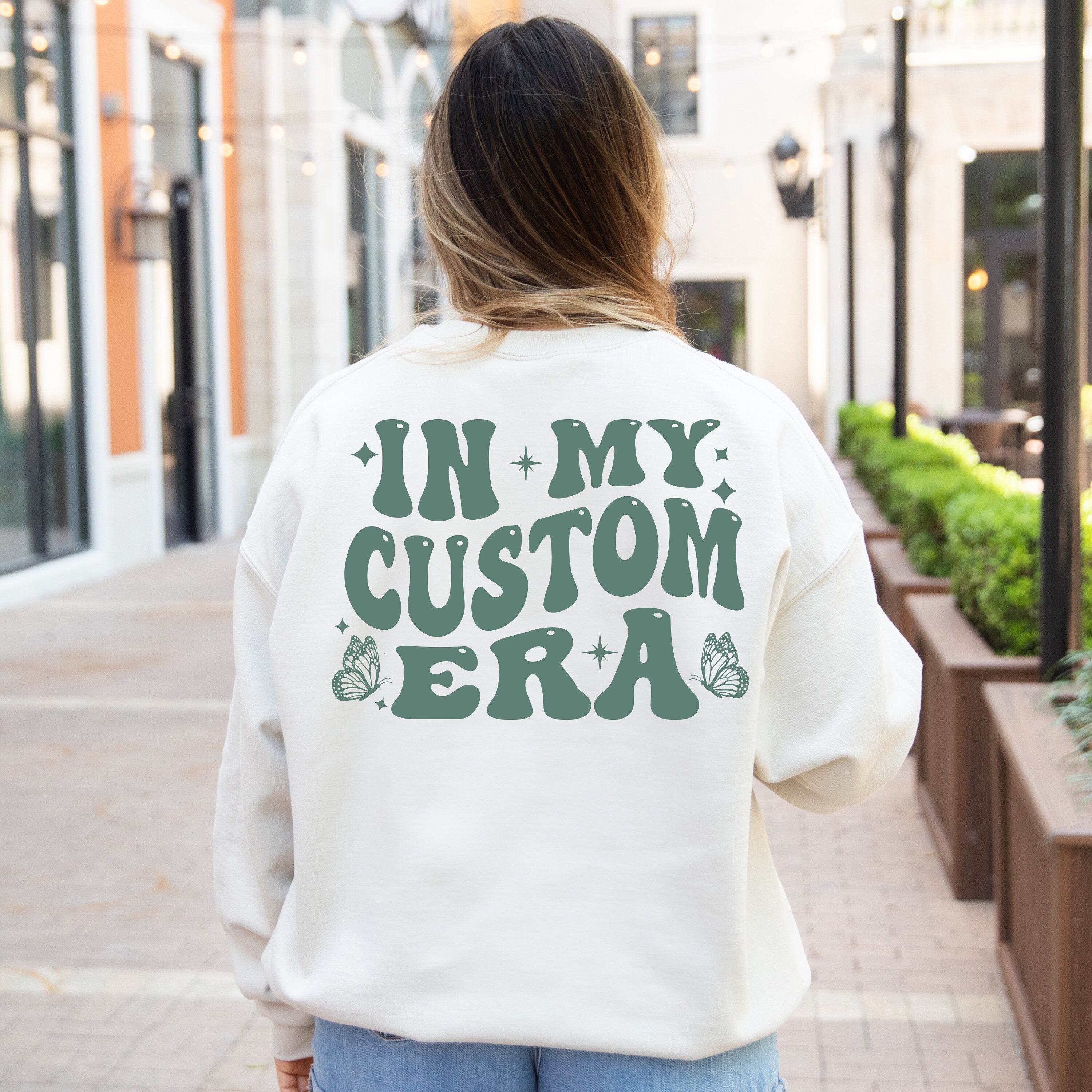 In My Era Custom Sweatshirt,Personalized Sweatshirt, Concert Outfit,Gift For Fan Girl Shirt, New Mom Gift, Gender Reveal,Custom Era Crewneck