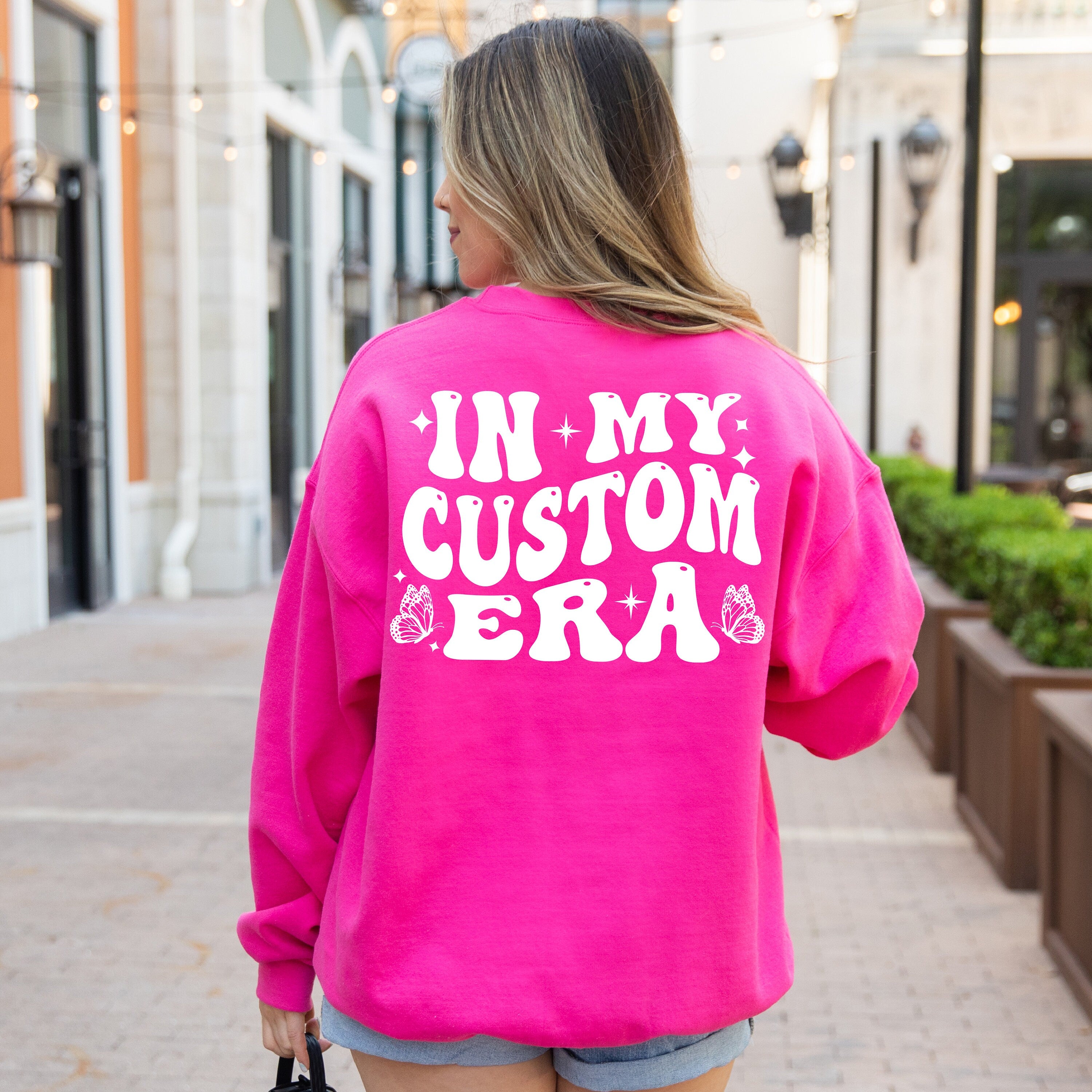 In My Era Custom Sweatshirt,Personalized Sweatshirt, Concert Outfit,Gift For Fan Girl Shirt, New Mom Gift, Gender Reveal,Custom Era Crewneck