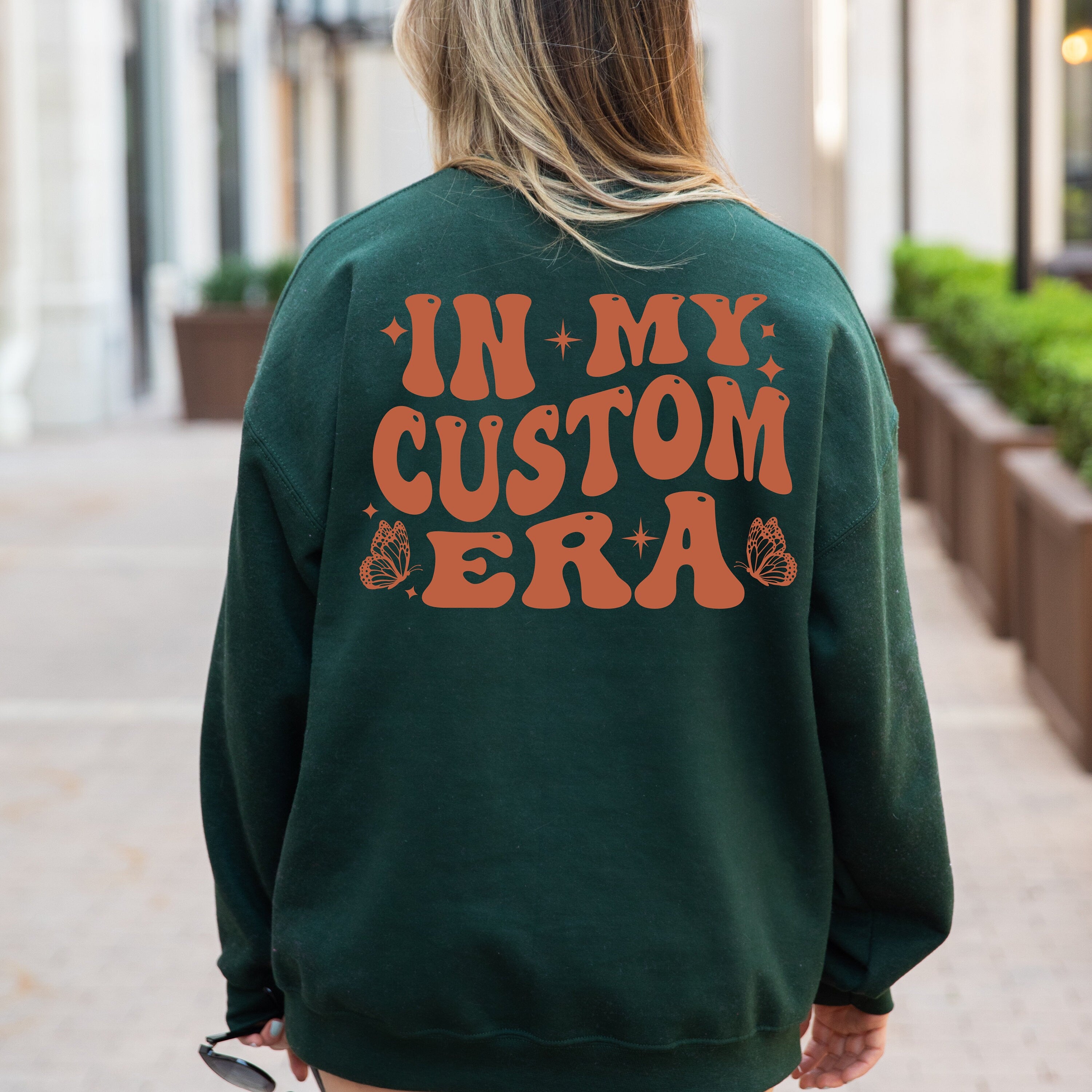 In My Era Custom Sweatshirt,Personalized Sweatshirt, Concert Outfit,Gift For Fan Girl Shirt, New Mom Gift, Gender Reveal,Custom Era Crewneck