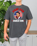 Pray for Charlie Kirk Shirt,Human Rights Activist Graphic Shirt,Conservative Political Unisex Shirt,Patriot America Flag Tee,Activist Shirt