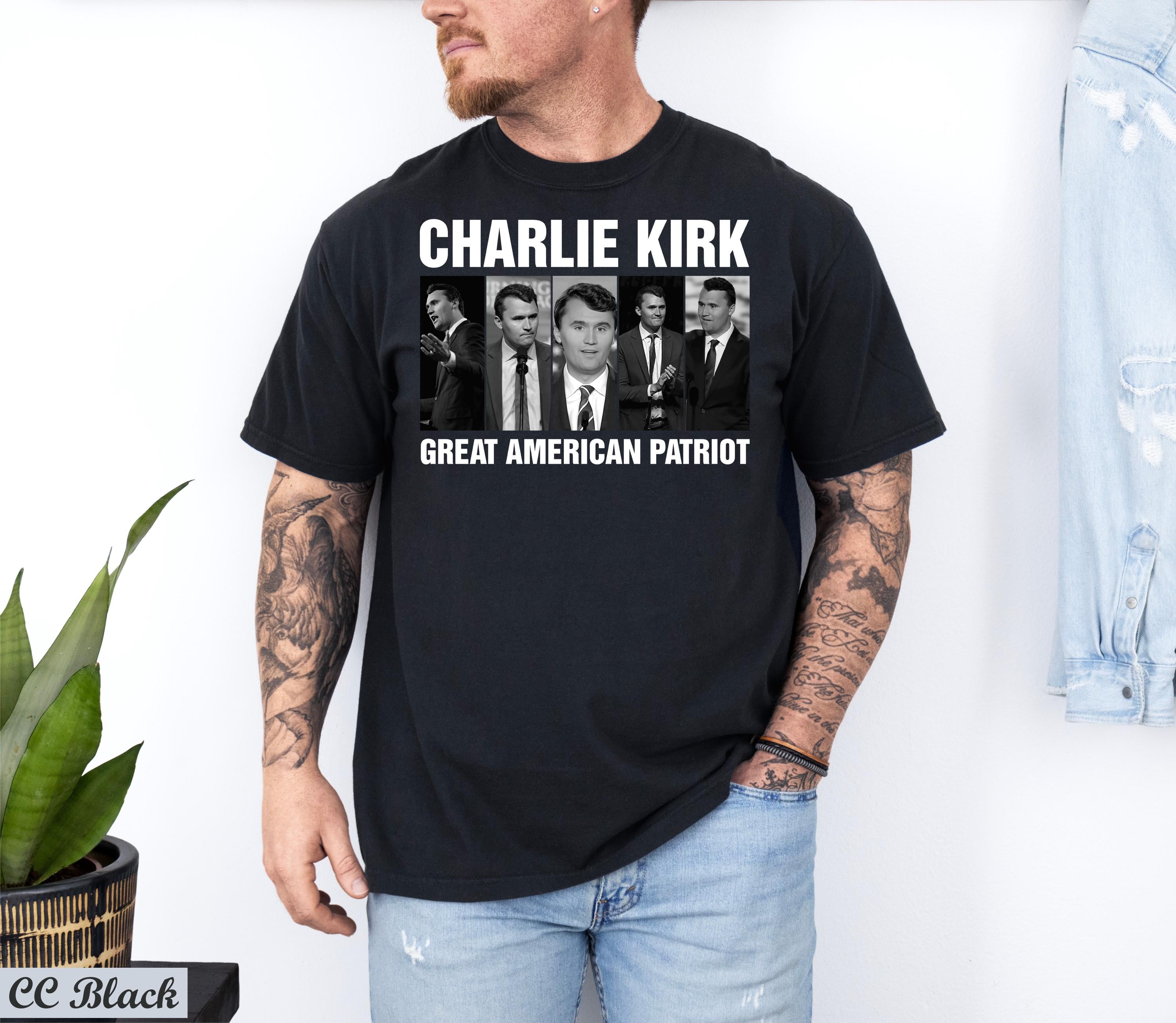 Charlie Kirk Shirt, Great American Patriot Tee, USA Flag Map Shirt, Pray for Charlie Tee,Legend Never Die Charlie Kirk,Charlie Kirk Memorial