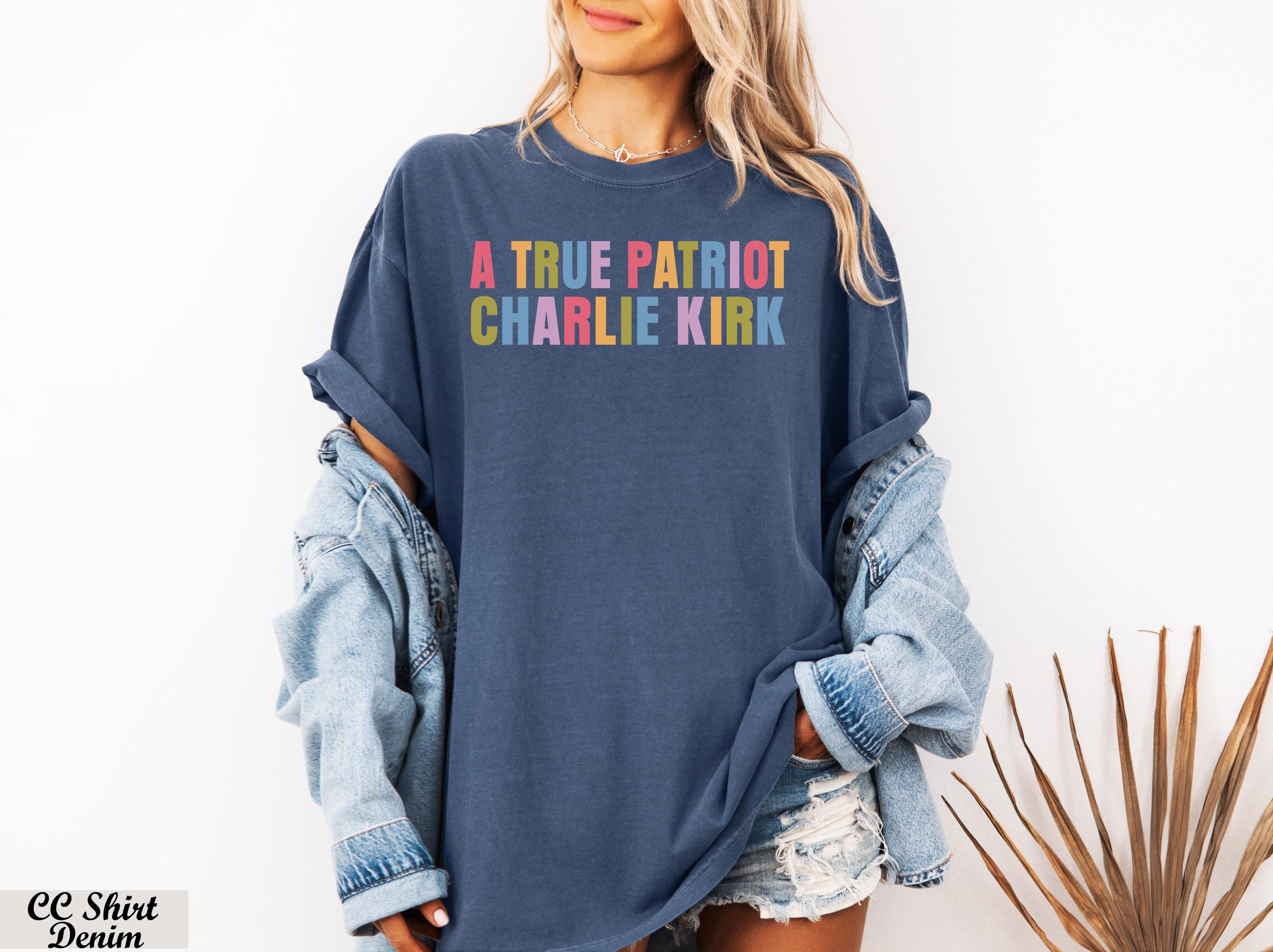 A True Patriot America Shirt,Charlie Kirk Freedom Tee,Charlie Kirk Memorial Tee,Legend Never Die Charlie Kirk ,Rest in Peace Charlie Kirk