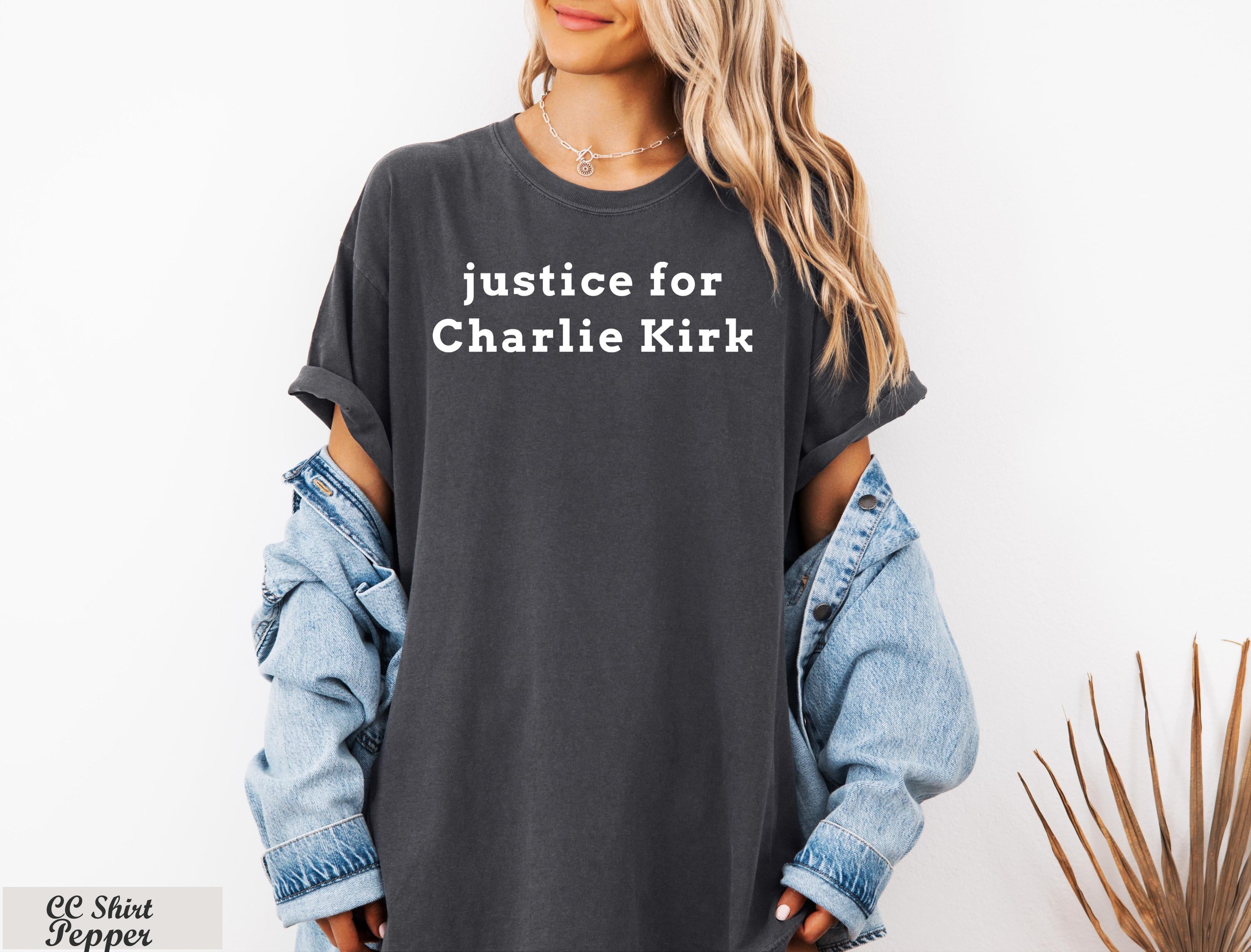 Justice For Charlie Kirk Shirt,Pray for Charlie Kirk Shirt,Rest in Peace Charlie Kirk,Last Charles James Kirk, Rest in Peace Charlie Kirk