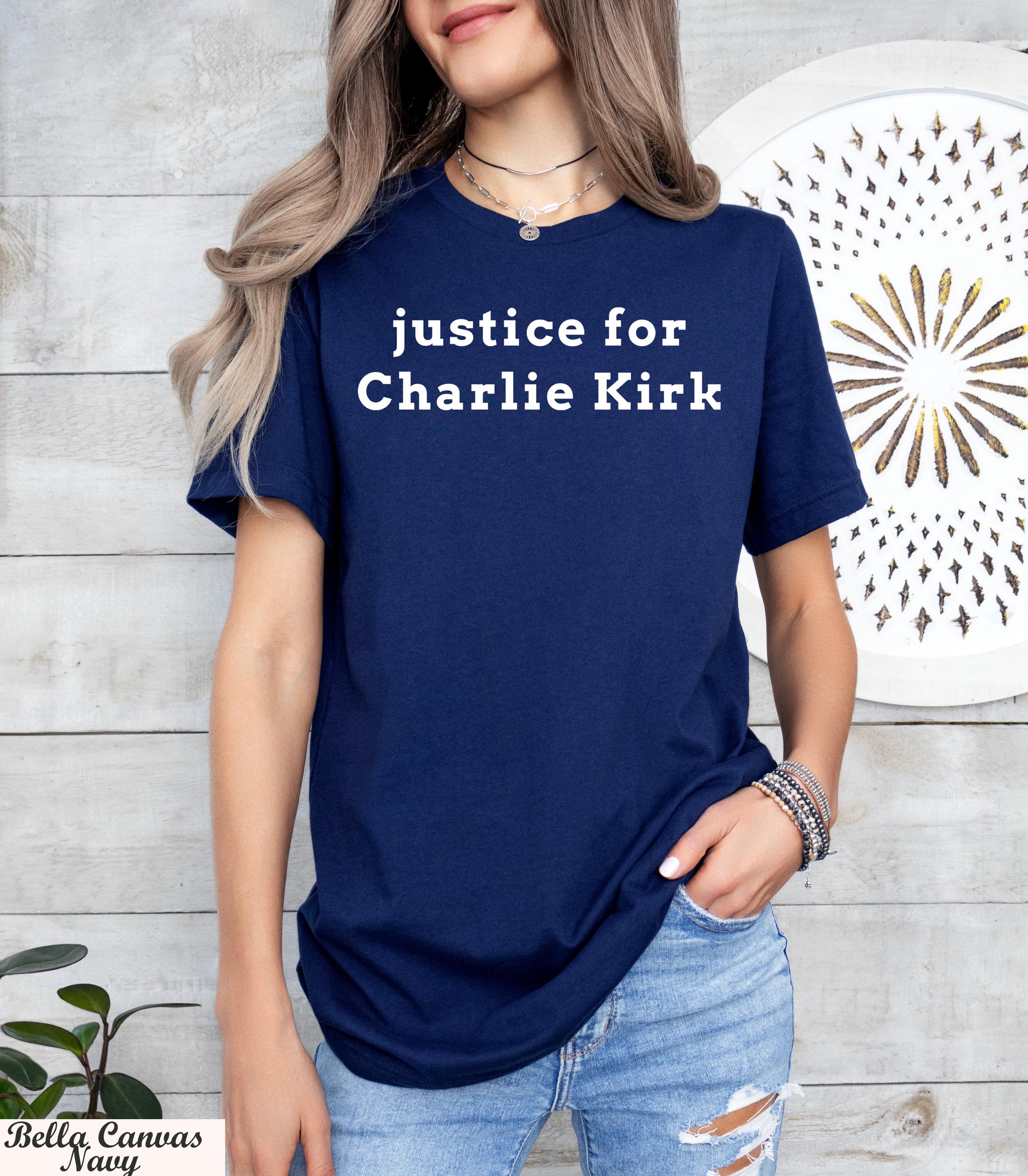 Justice For Charlie Kirk Shirt,Pray for Charlie Kirk Shirt,Rest in Peace Charlie Kirk,Last Charles James Kirk, Rest in Peace Charlie Kirk
