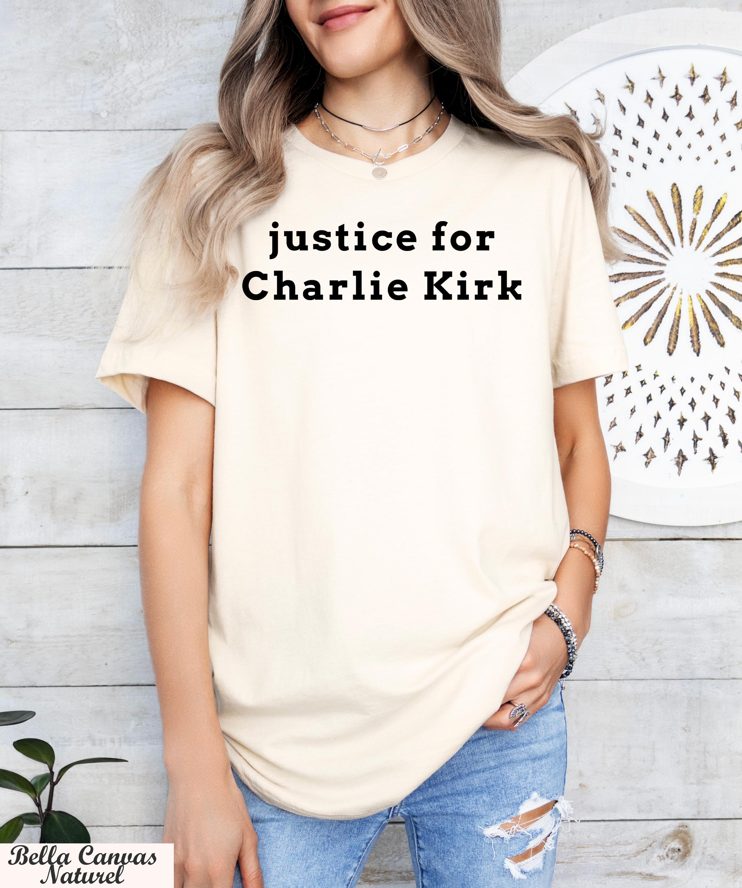 Justice For Charlie Kirk Shirt,Pray for Charlie Kirk Shirt,Rest in Peace Charlie Kirk,Last Charles James Kirk, Rest in Peace Charlie Kirk