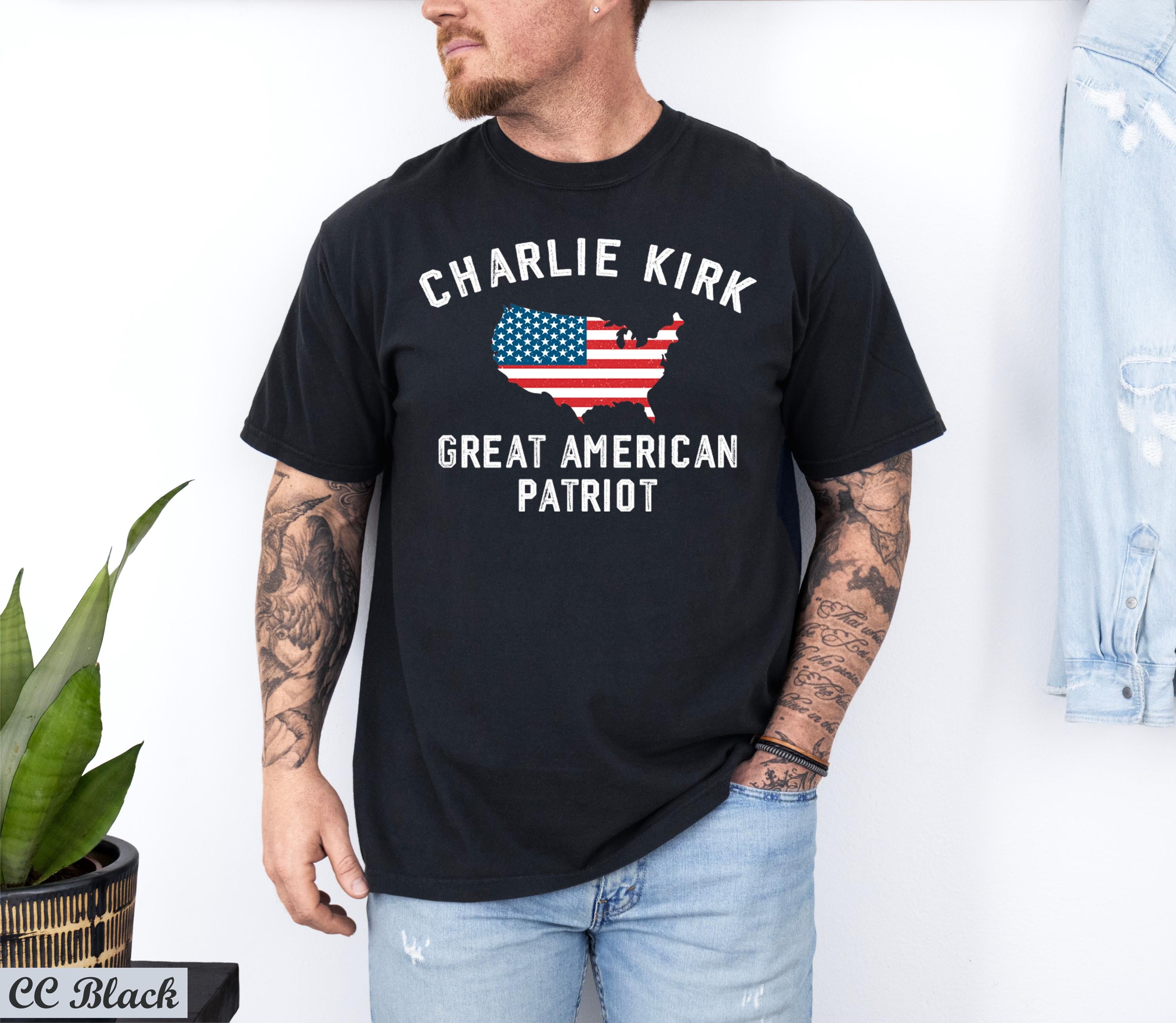 Charlie Kirk Great America Patriot Shirt, USA Flag Map Shirt,Prayers Up for Charlie,Legend Never Die Kirk,Justice For Charlie Kirk Shirt