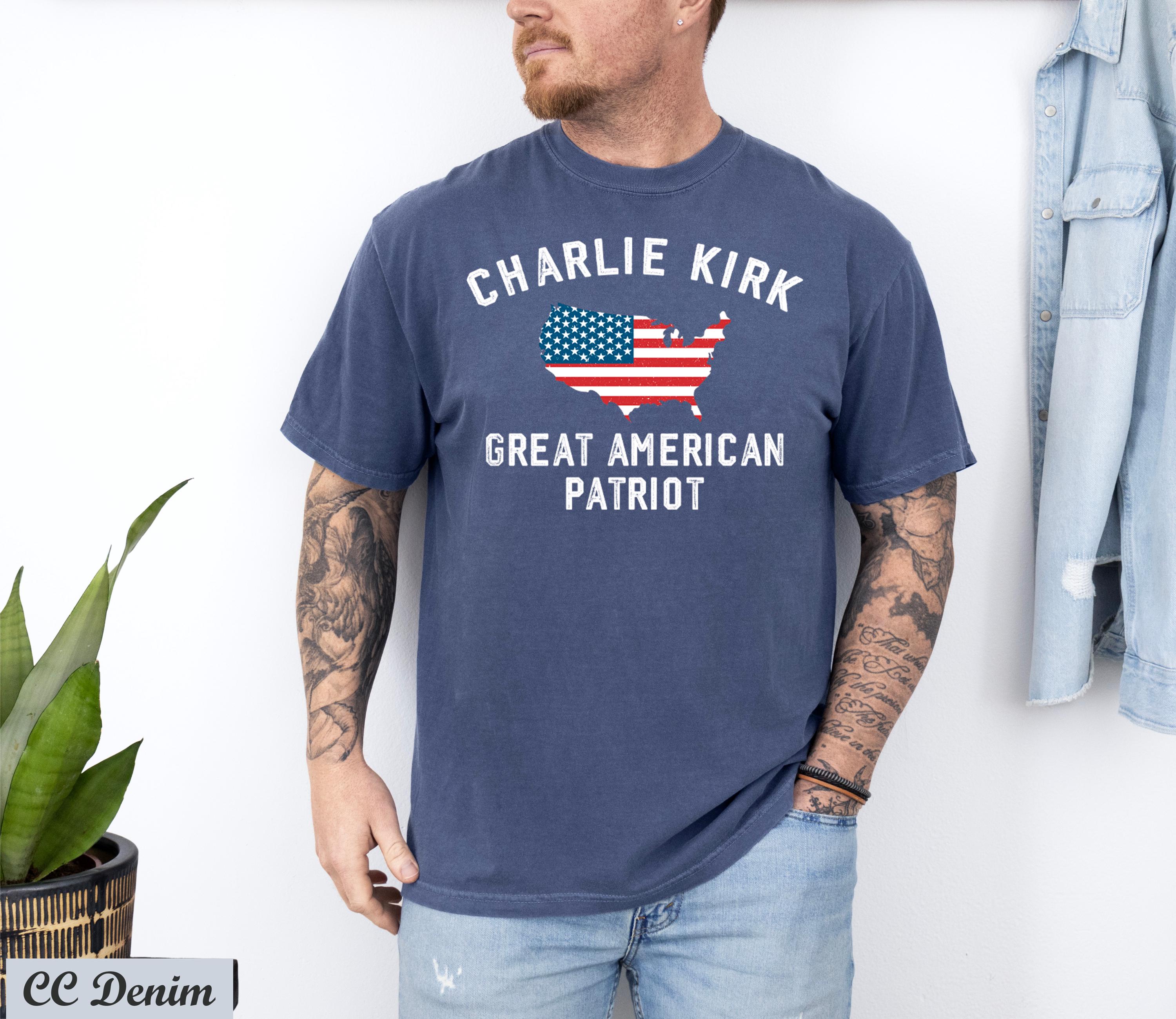 Charlie Kirk Great America Patriot Shirt, USA Flag Map Shirt,Prayers Up for Charlie,Legend Never Die Kirk,Justice For Charlie Kirk Shirt