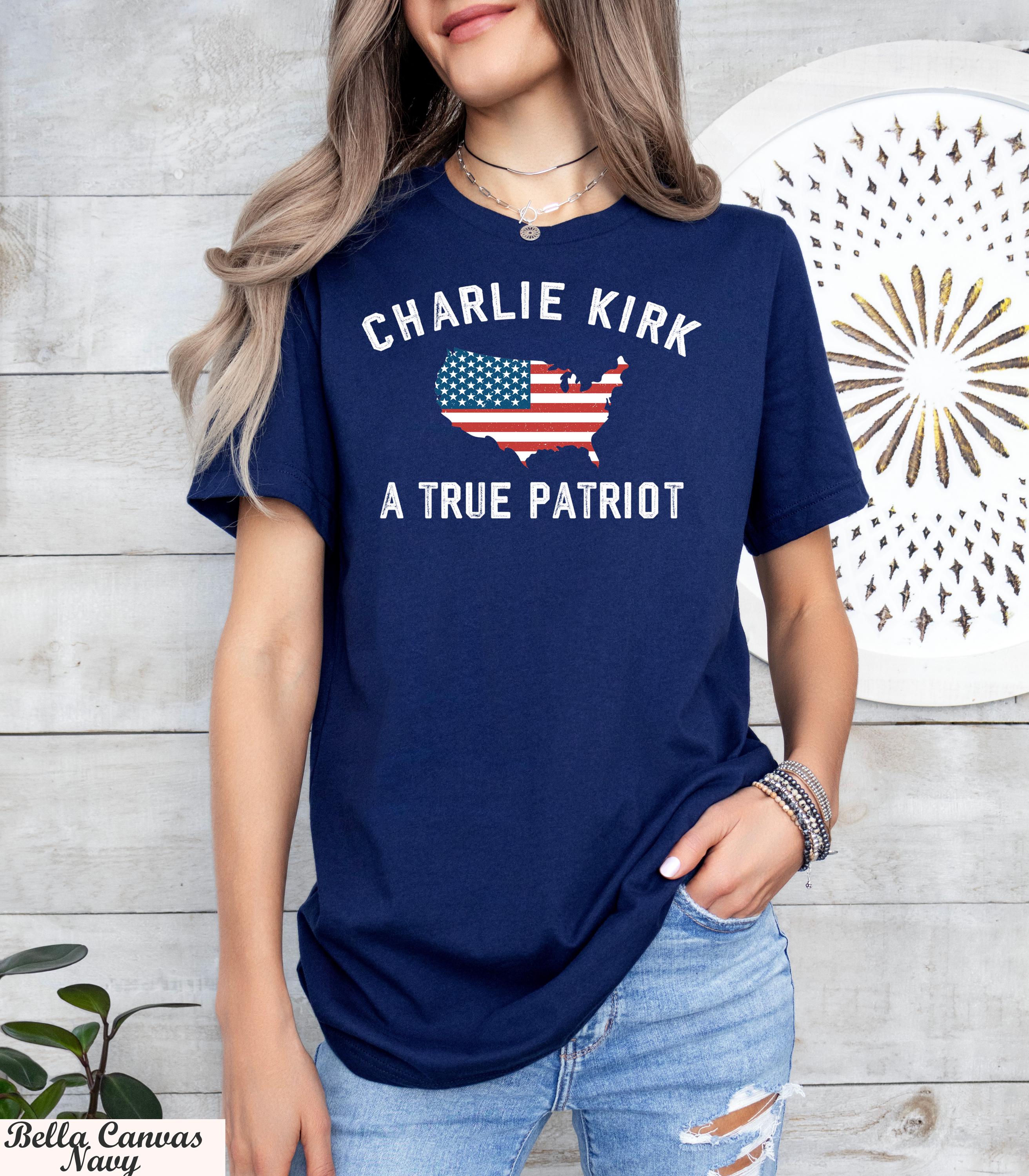 Charlie Kirk A True Patriot Shirt, Charlie Kirk Memorial,Legend Never Die Charlie Kirk Tee,Prayers Up for Charlie,Charlie Kirk Assassination