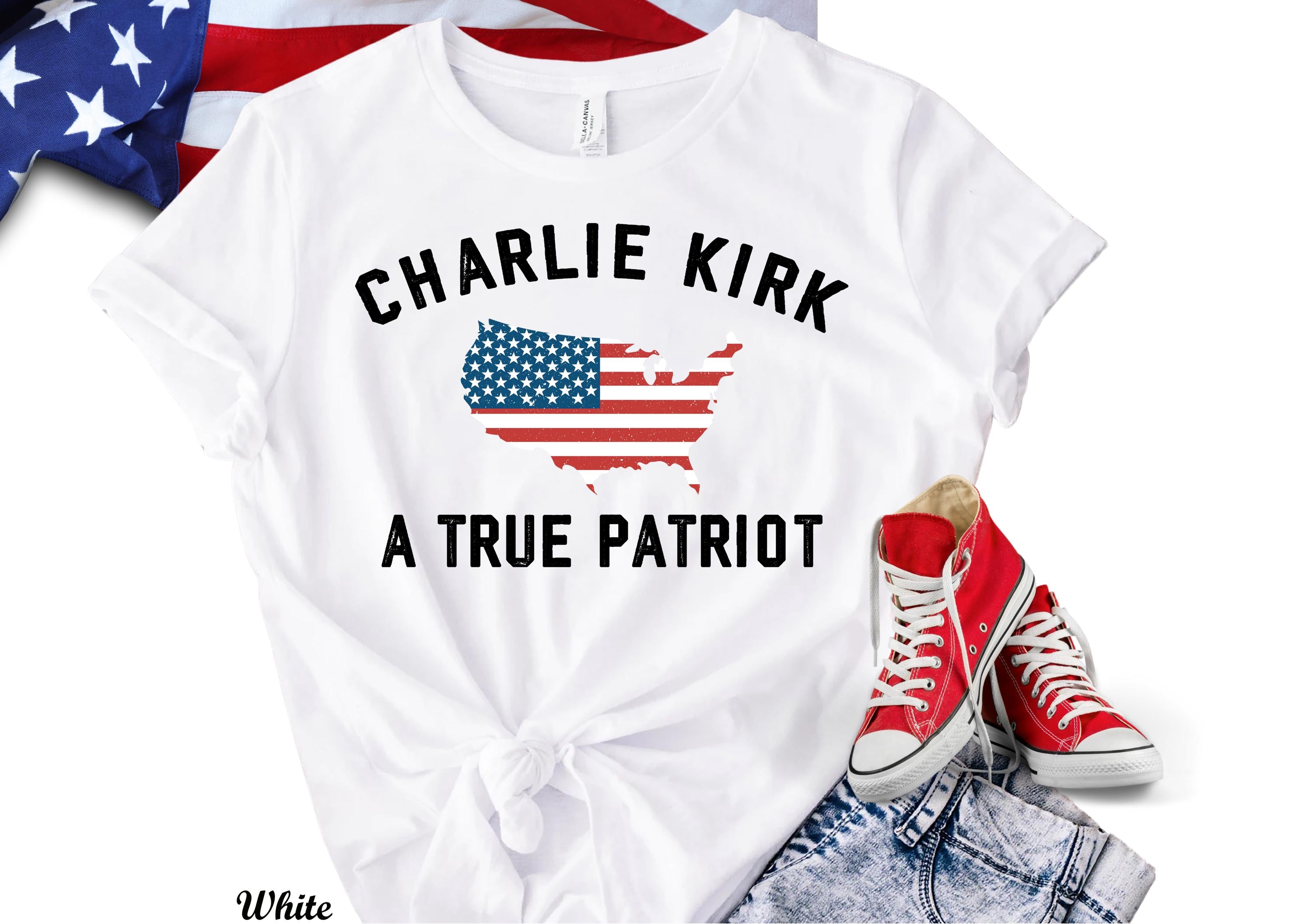 Charlie Kirk A True Patriot Shirt, Charlie Kirk Memorial,Legend Never Die Charlie Kirk Tee,Prayers Up for Charlie,Charlie Kirk Assassination