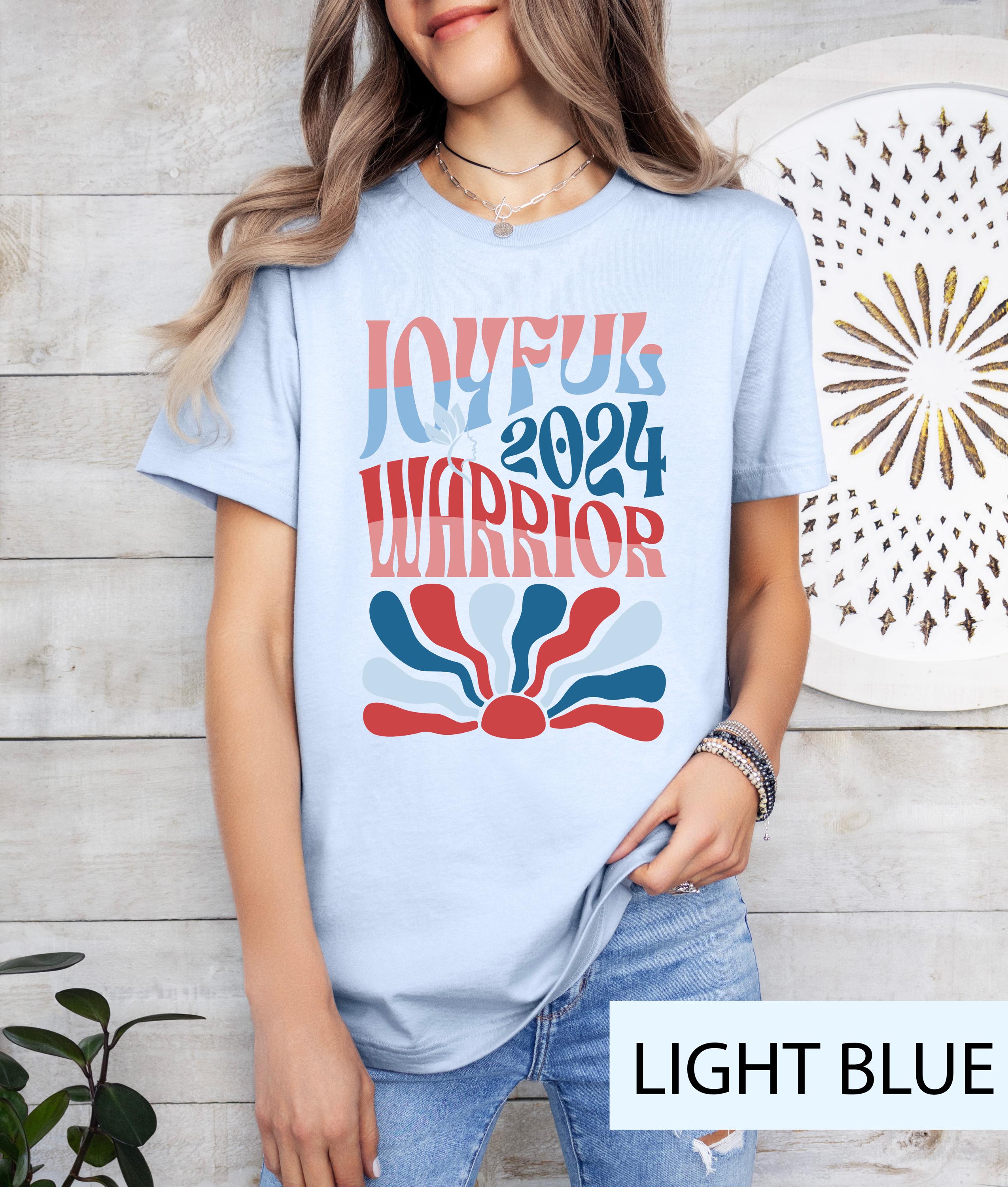 Kamala joyful warrior 2024 shirt, Kamala Harris shirt,  Kamala Harris Tee, President Kamala Shirt, Kamala shirt, Retro shirt