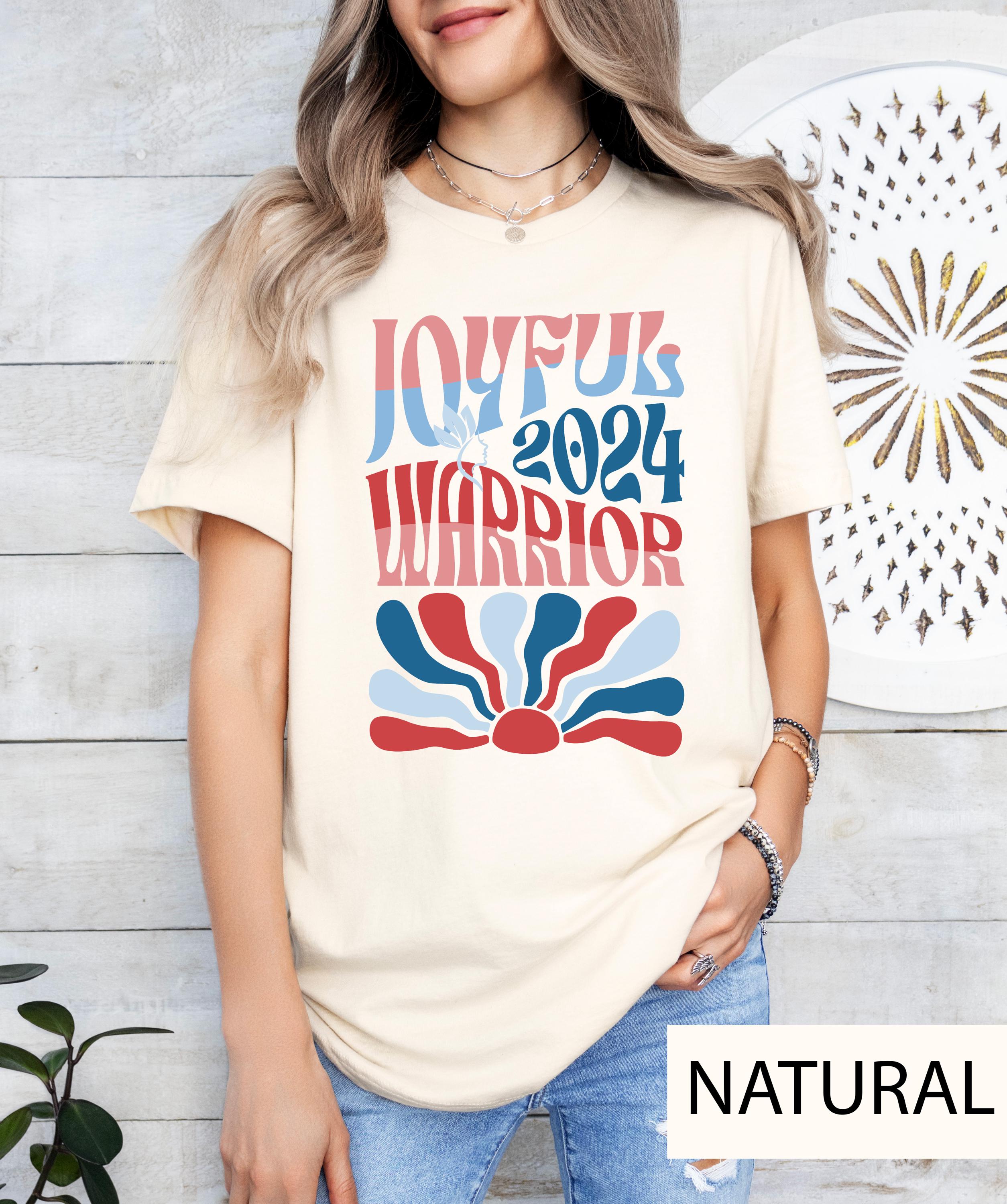 Kamala joyful warrior 2024 shirt, Kamala Harris shirt,  Kamala Harris Tee, President Kamala Shirt, Kamala shirt, Retro shirt