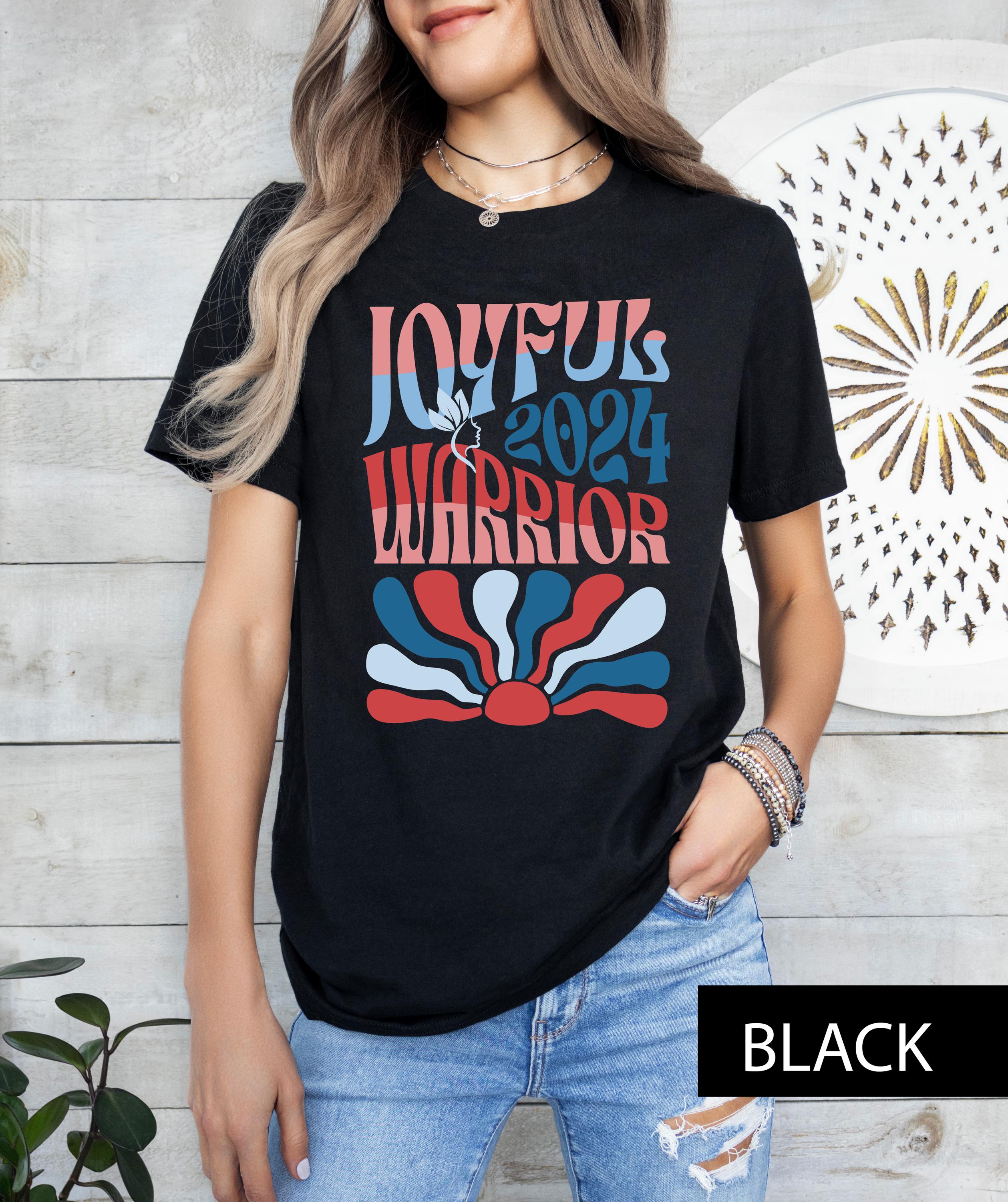 Kamala joyful warrior 2024 shirt, Kamala Harris shirt,  Kamala Harris Tee, President Kamala Shirt, Kamala shirt, Retro shirt
