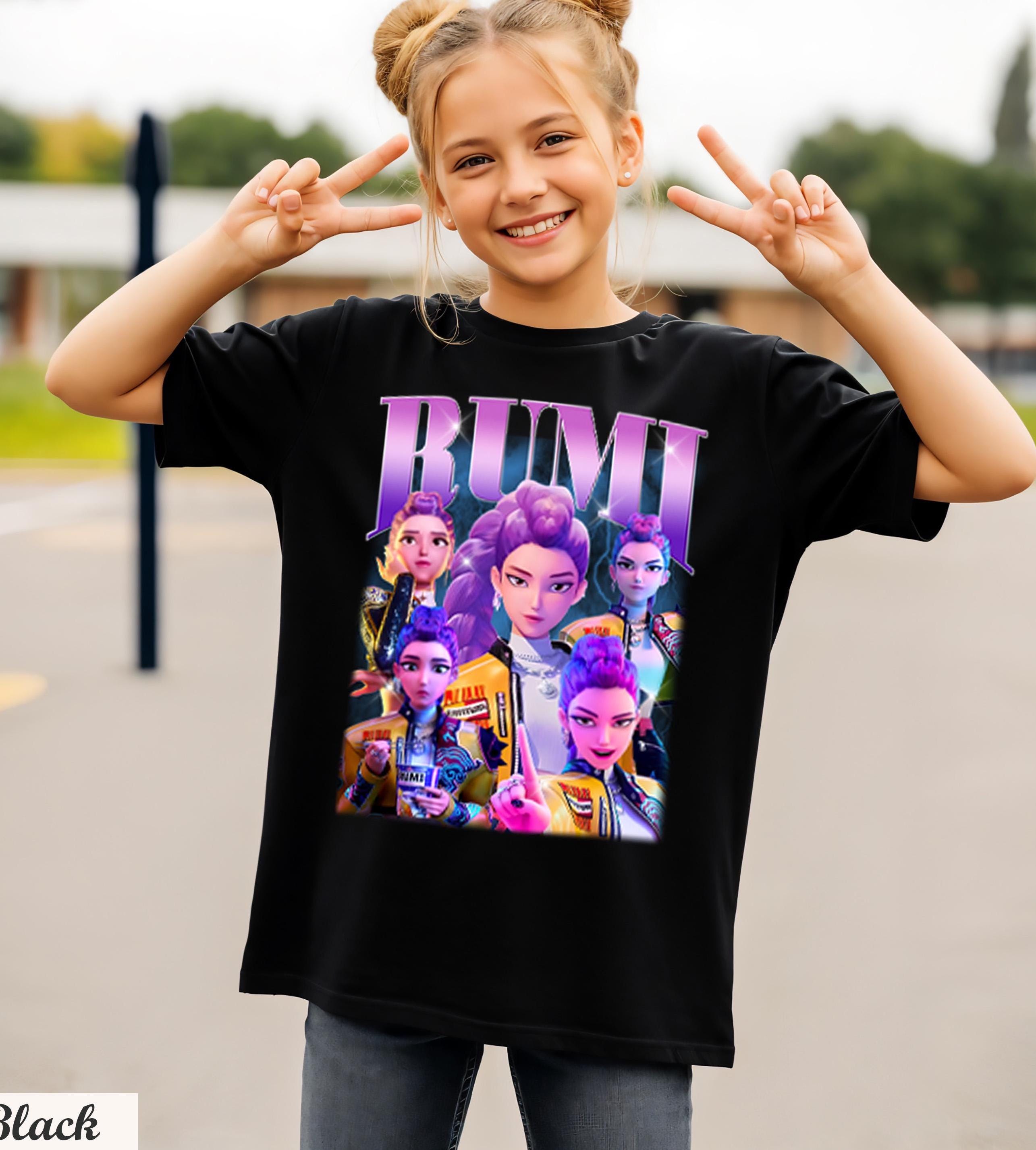Limited Rumi Huntrix Demon Hunters Shirt, Vintage Rumi Bootleg Shirt, Huntrix Girls Tee, Huntrix Demon Hunters Shirt, Huntrix Fan Shirt Gift
