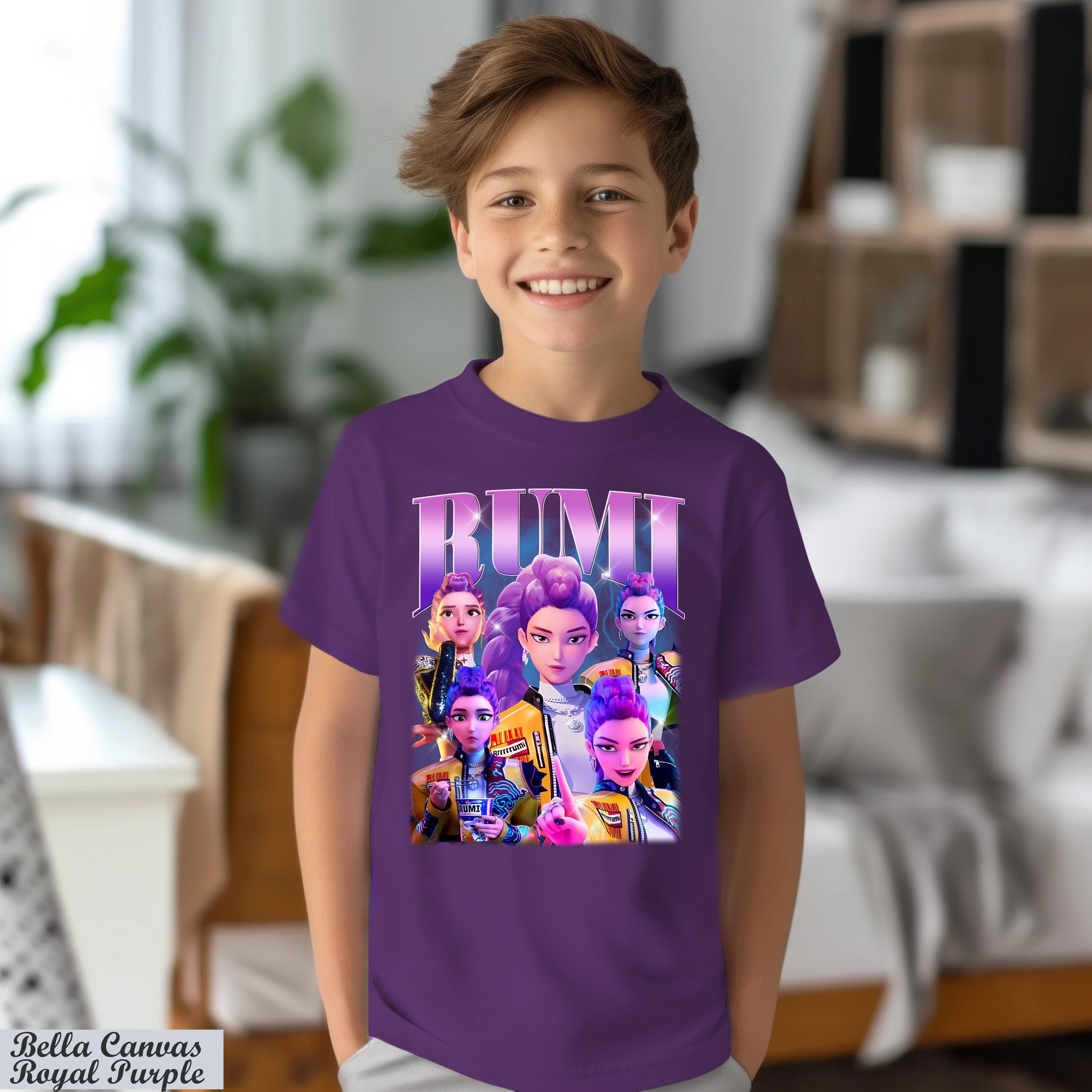 Limited Rumi Huntrix Demon Hunters Shirt, Vintage Rumi Bootleg Shirt, Huntrix Girls Tee, Huntrix Demon Hunters Shirt, Huntrix Fan Shirt Gift