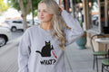 Cat With Knife Sweatshirt,Funny Black Cat tshirts, What Cat Sweatshirt,What Murderous Black Cat Sweatshirt , Killer Cat Graphic Tee