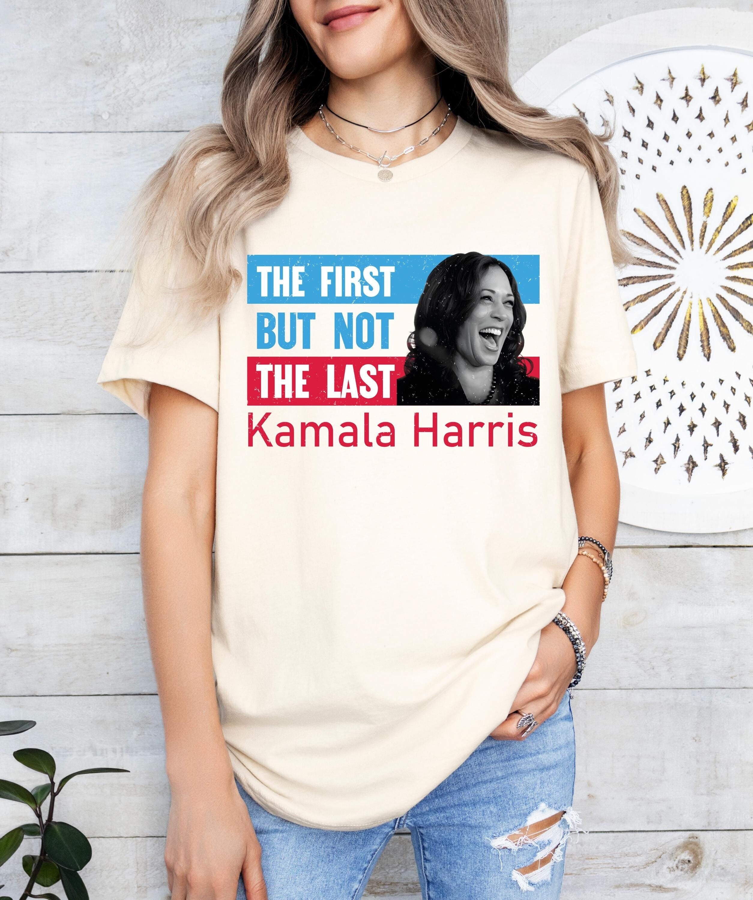 The firt but not the last shirt, Kamala Harris shirt,  I am Speaking Shirt, President Kamala Shirt, madam president shirt, Democrat Tee