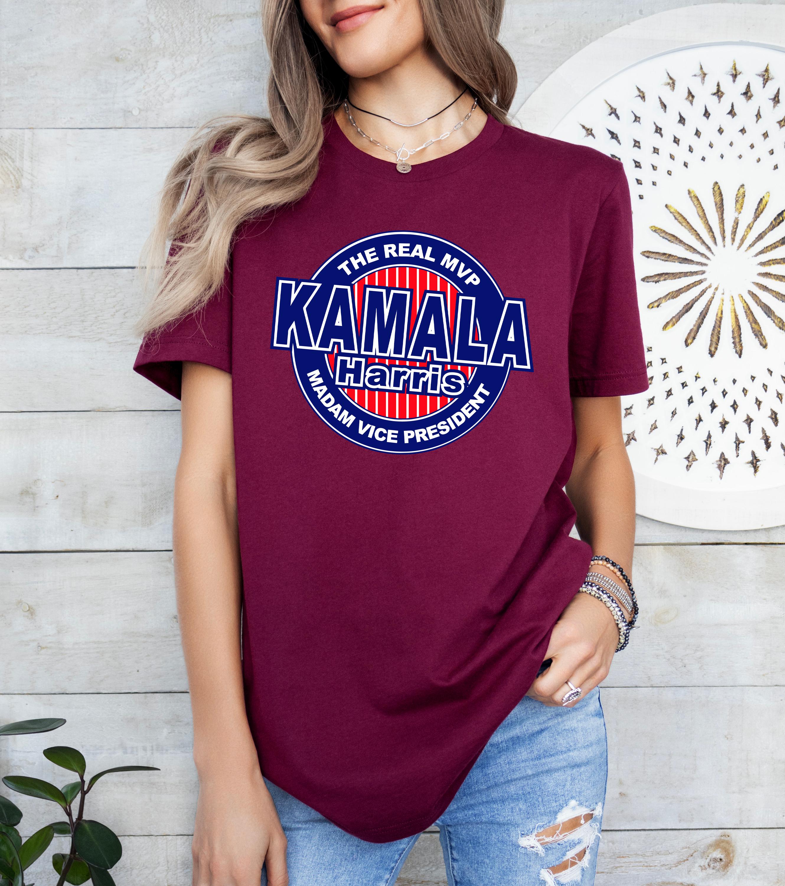The Real MVP Madam President Shirt, Kamala Harris shirt, President Kamala Harris  Shirt, madam president election shirt, Democrat Tee