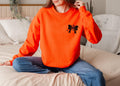 Embroidered Halloween Sweatshirt, Embroidery Ribbon Sweatshirt, Halloween Shirt, Halloween Crewneck, Halloween Sweatshirt, Spooky Season