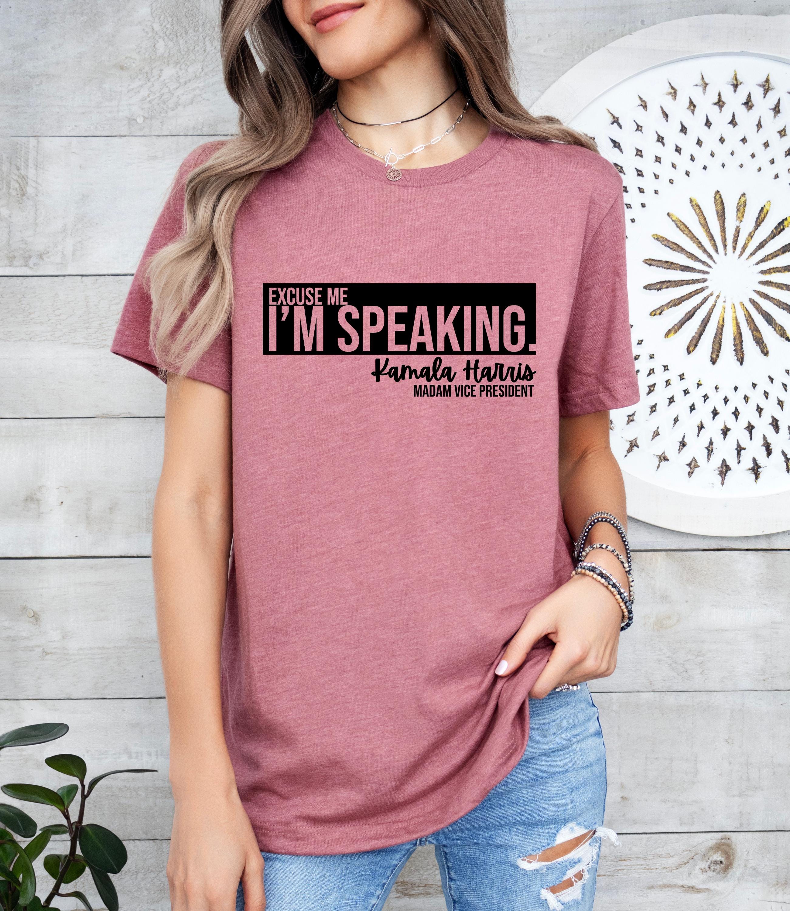 I am Speaking Shirt, Kamala Harris Shirt, 2024 Election Harris, Kamala Shirt, Kamala Definition Tee, Female President, Harris Rally Shirt