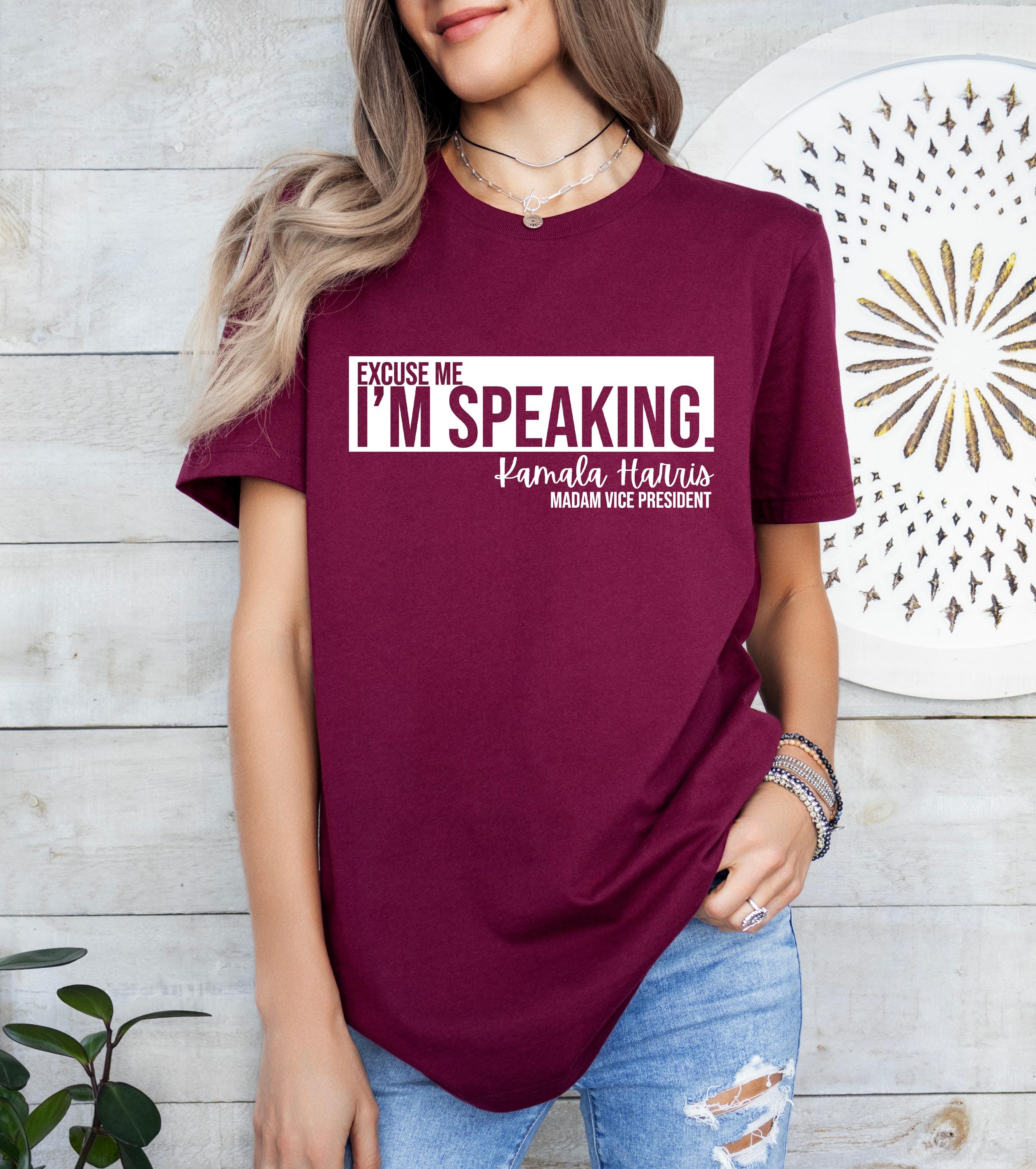 I am Speaking Shirt, Kamala Harris Shirt, 2024 Election Harris, Kamala Shirt, Kamala Definition Tee, Female President, Harris Rally Shirt