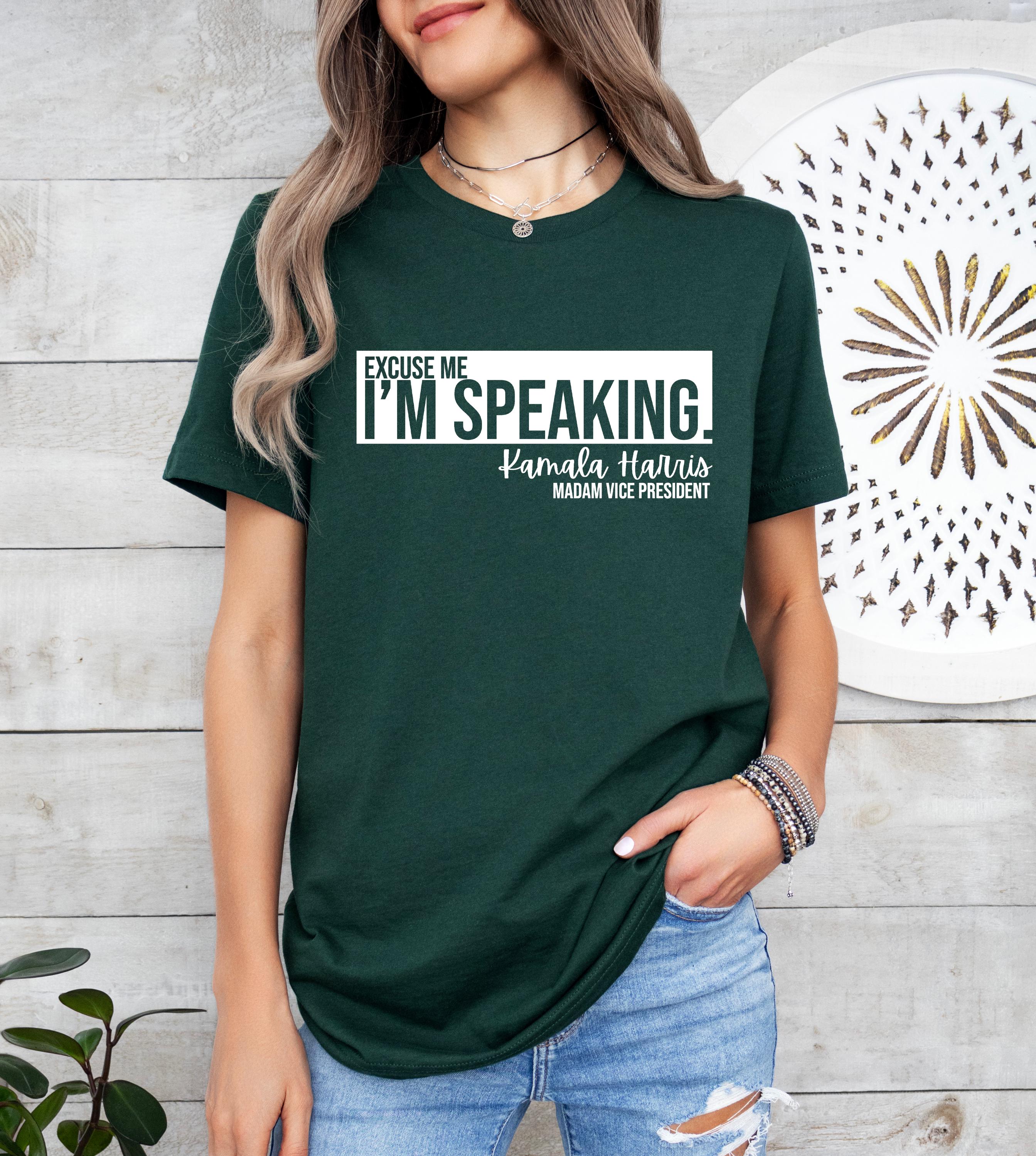 I am Speaking Shirt, Kamala Harris Shirt, 2024 Election Harris, Kamala Shirt, Kamala Definition Tee, Female President, Harris Rally Shirt