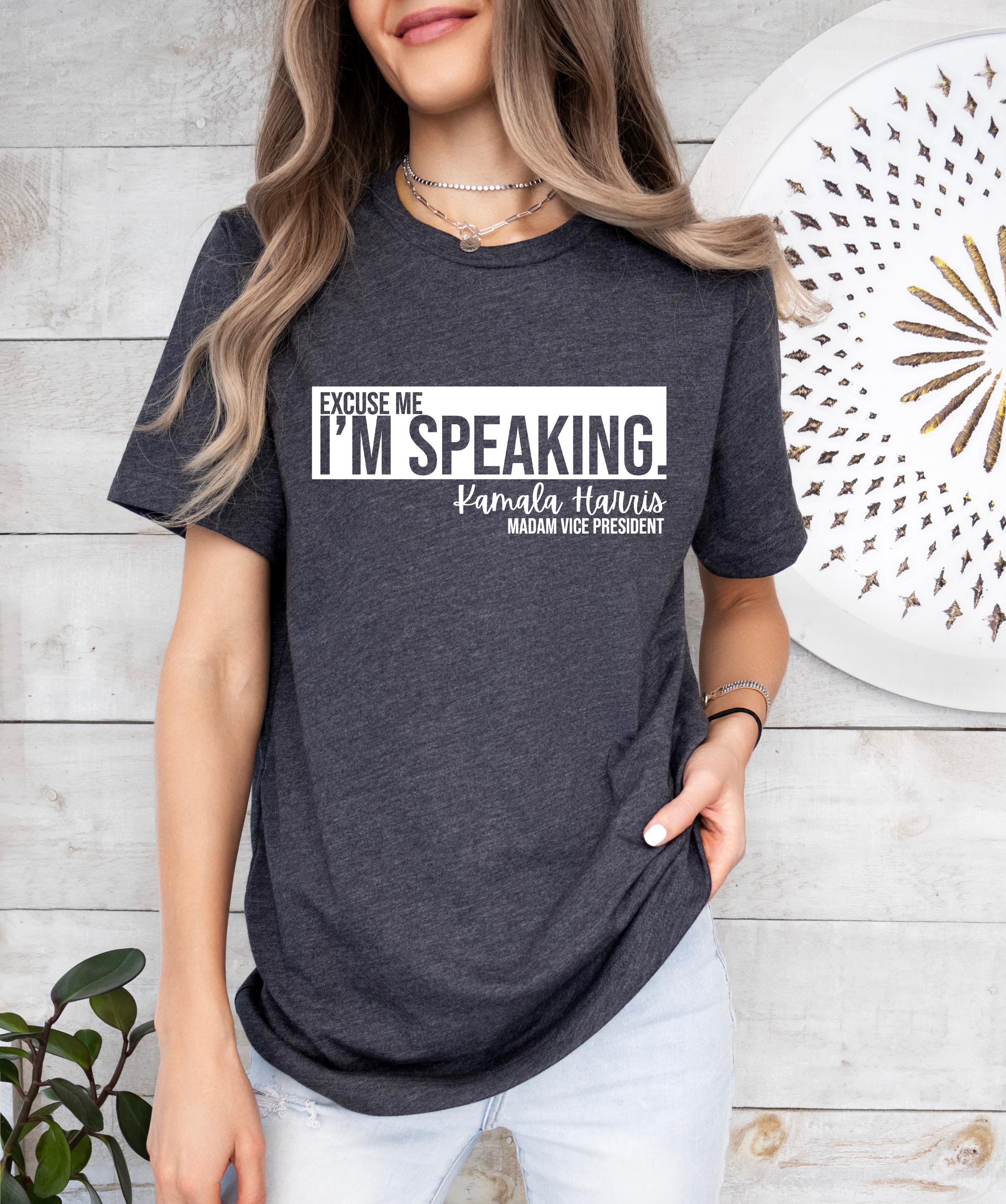 I am Speaking Shirt, Kamala Harris Shirt, 2024 Election Harris, Kamala Shirt, Kamala Definition Tee, Female President, Harris Rally Shirt