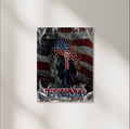 President Donald Trump, Fight Art Print Attempted Assassination of Donald Trump, Gift for USA Patriots ready to hang, Canvas Print
