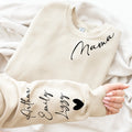 Custom Mama Sweatshirt, Mothers Day, Mama Shirt, Personalized Mama Shirt, Custom Mama Shirt, Gift for Mom, Mom Sweatshirt
