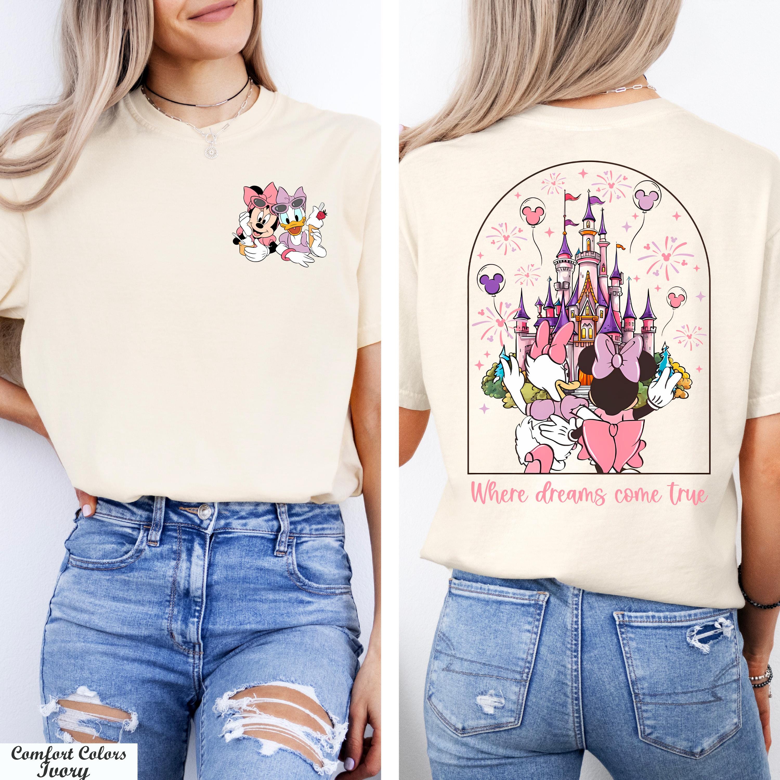 Disney Minnie Daisy Summer Shirt, Where Dreams Come True, Birthday Gift Tee, Magic Kingdom Shirt,Disney Besties Shirt,Birthday Gift Shirt