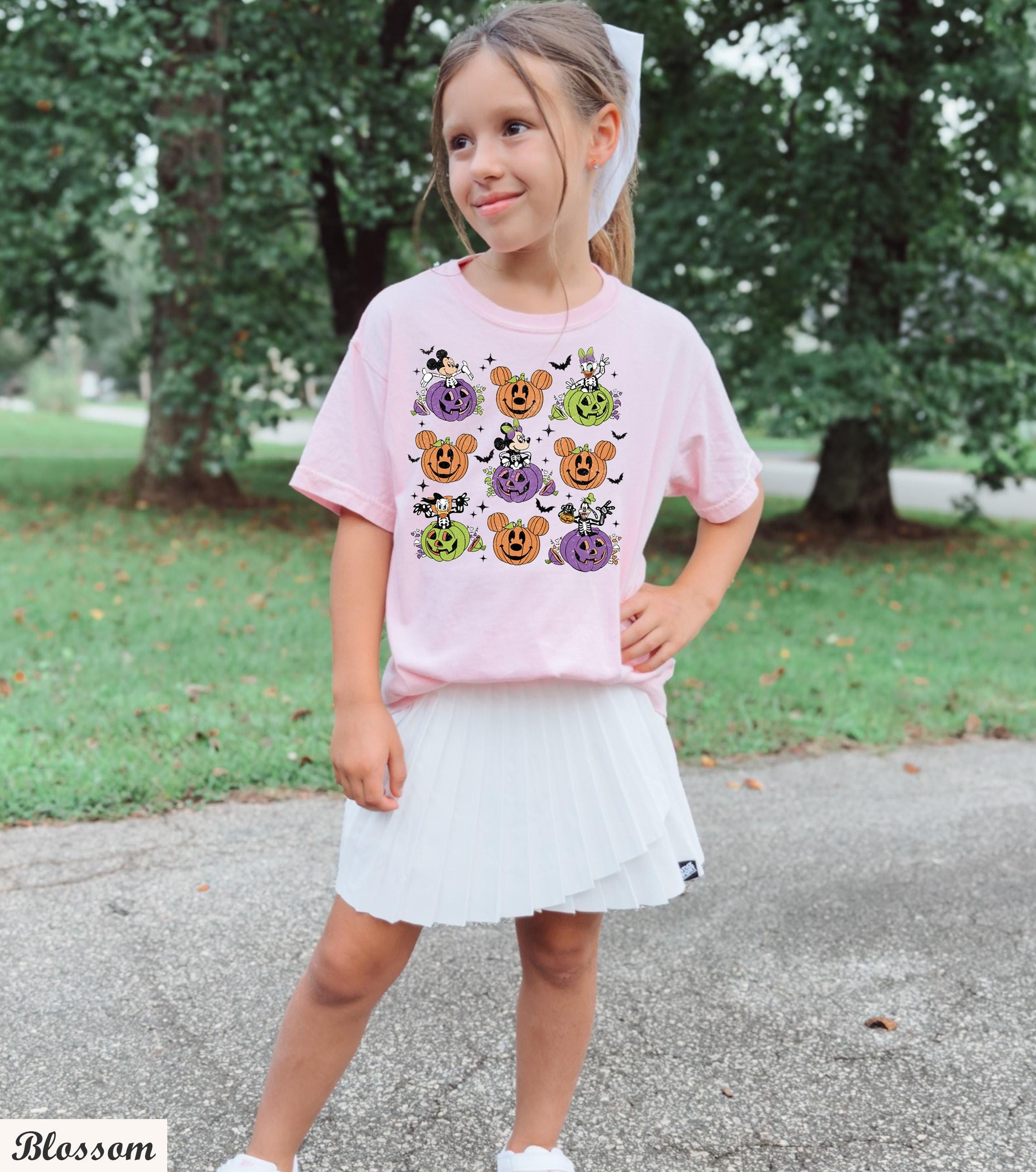 Vintage Mickey And Friends Halloween Pumpkin Shirt,Disneyland Halloween Shirt,Disney Girls Trip,Mickey's Not So Scary Party Trip,Fall Shirt