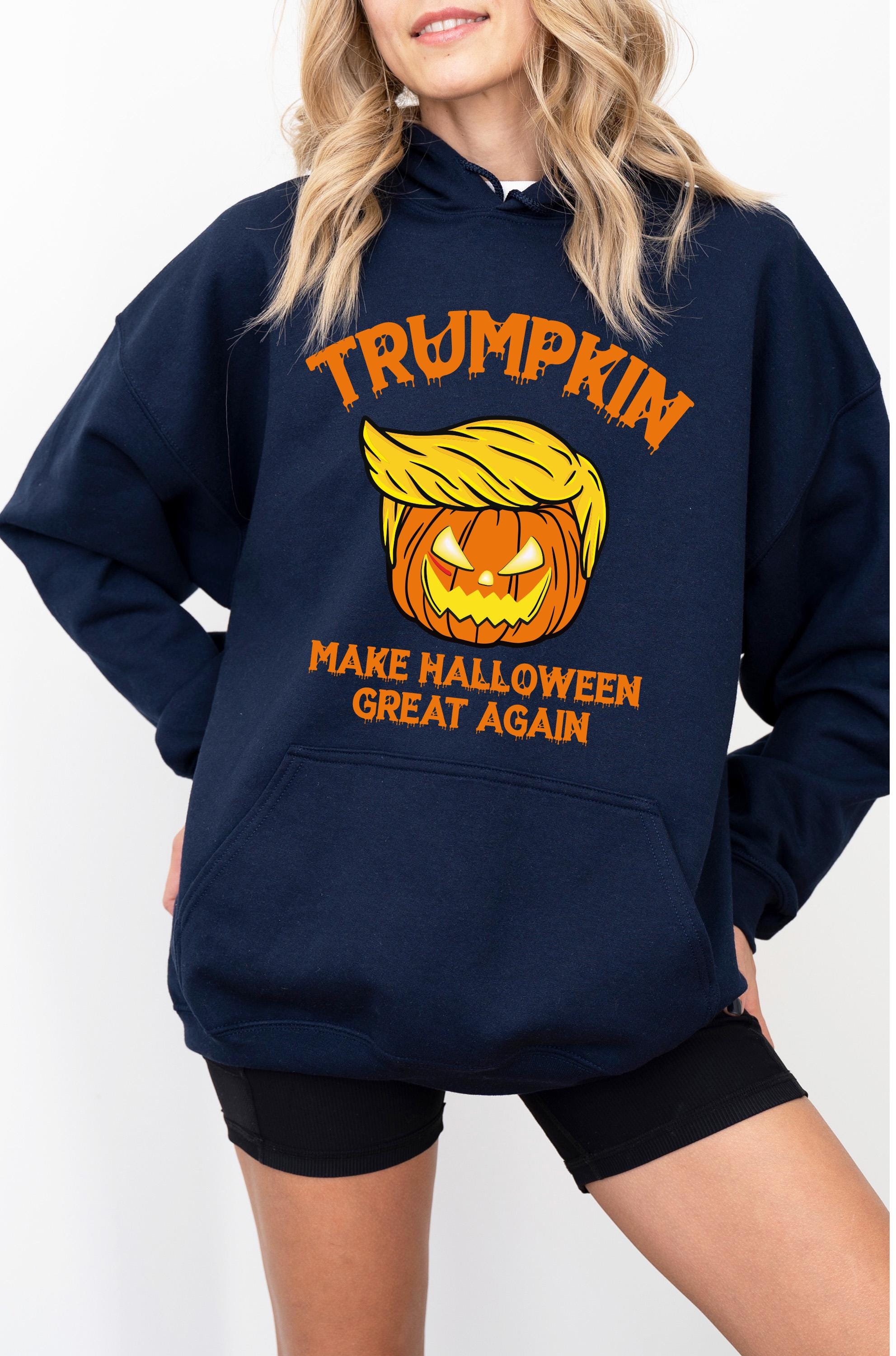 Trumpkin Halloween Hoodie, Make Halloween Great, MAGA Hoodie, Halloween Kid Sweatshirt, Trump Hoodie, Republican Hoodie, Funny Trump Hoodies