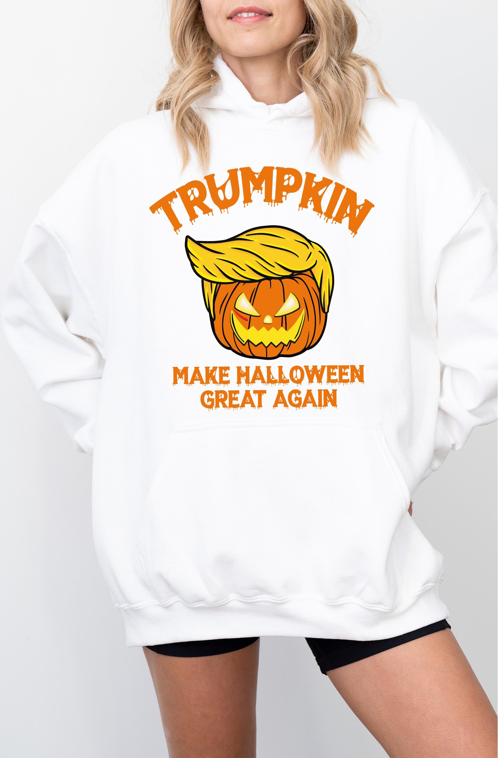 Trumpkin Halloween Hoodie, Make Halloween Great, MAGA Hoodie, Halloween Kid Sweatshirt, Trump Hoodie, Republican Hoodie, Funny Trump Hoodies