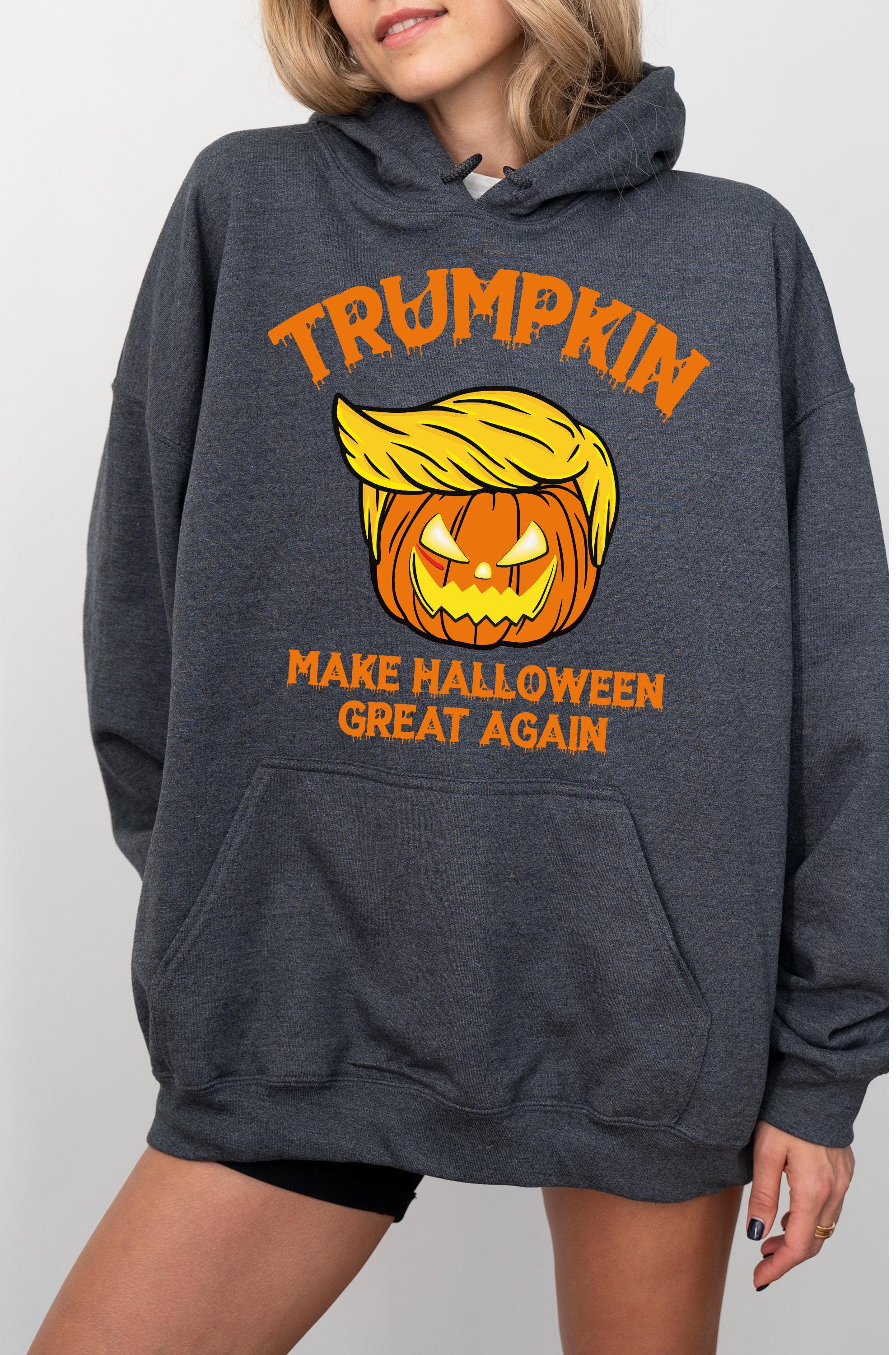 Trumpkin Halloween Hoodie, Make Halloween Great, MAGA Hoodie, Halloween Kid Sweatshirt, Trump Hoodie, Republican Hoodie, Funny Trump Hoodies