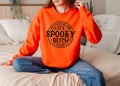 Spooky Bitch Sweatshirt, Halloween Crewneck Sweatshirt,