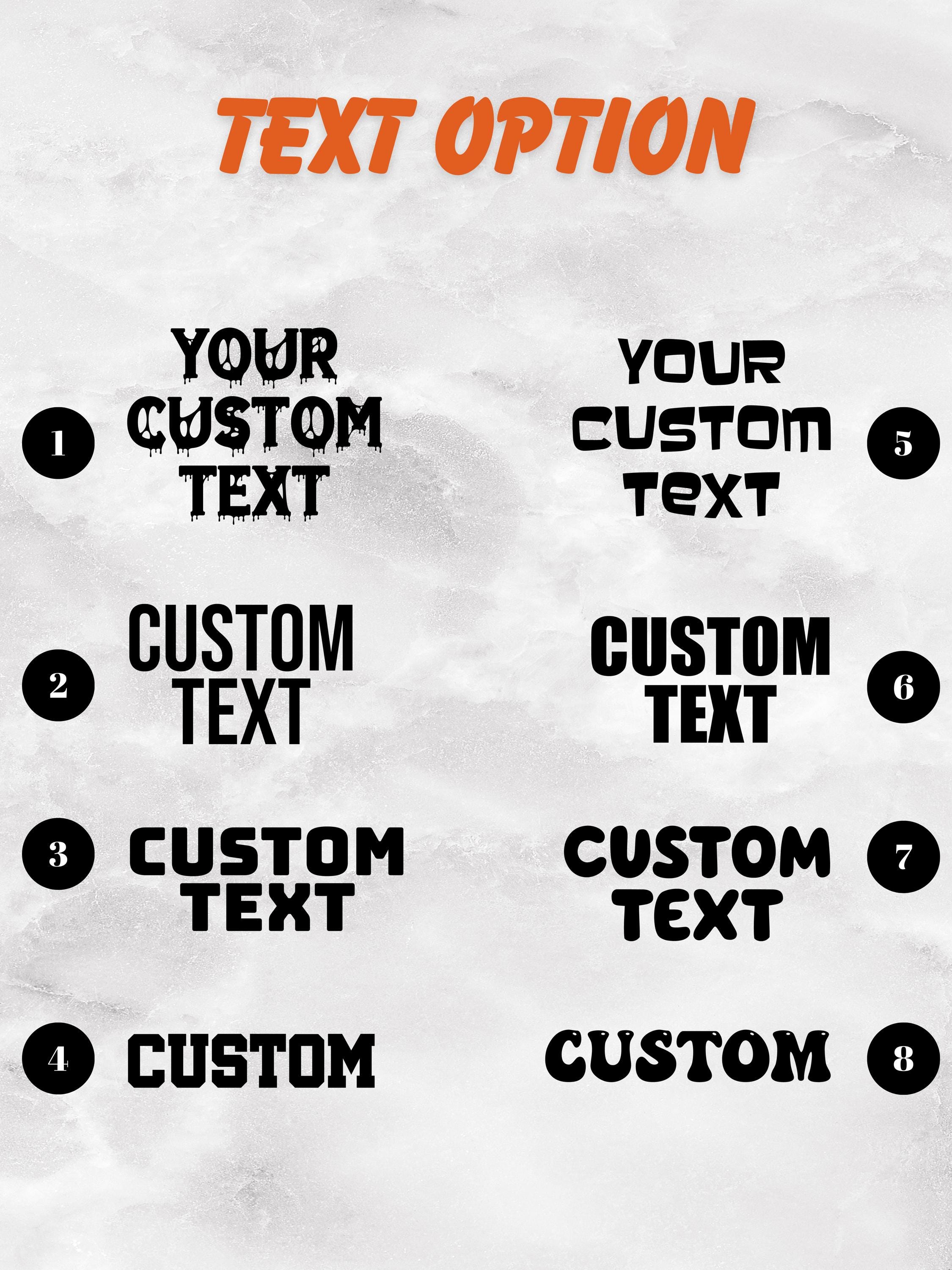 Halloween Personalized T-shirt, Custom Text Shirt, Family Matching Custom Text, Customize Your Own Shirt, Halloween Shirt, Halloween Custom