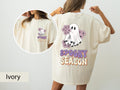 Spooky season cute Halloween ghost shirt, Ghost shirt, Spooky season shirt, Halloween season shirt, Vintage shirt, front and back shirt