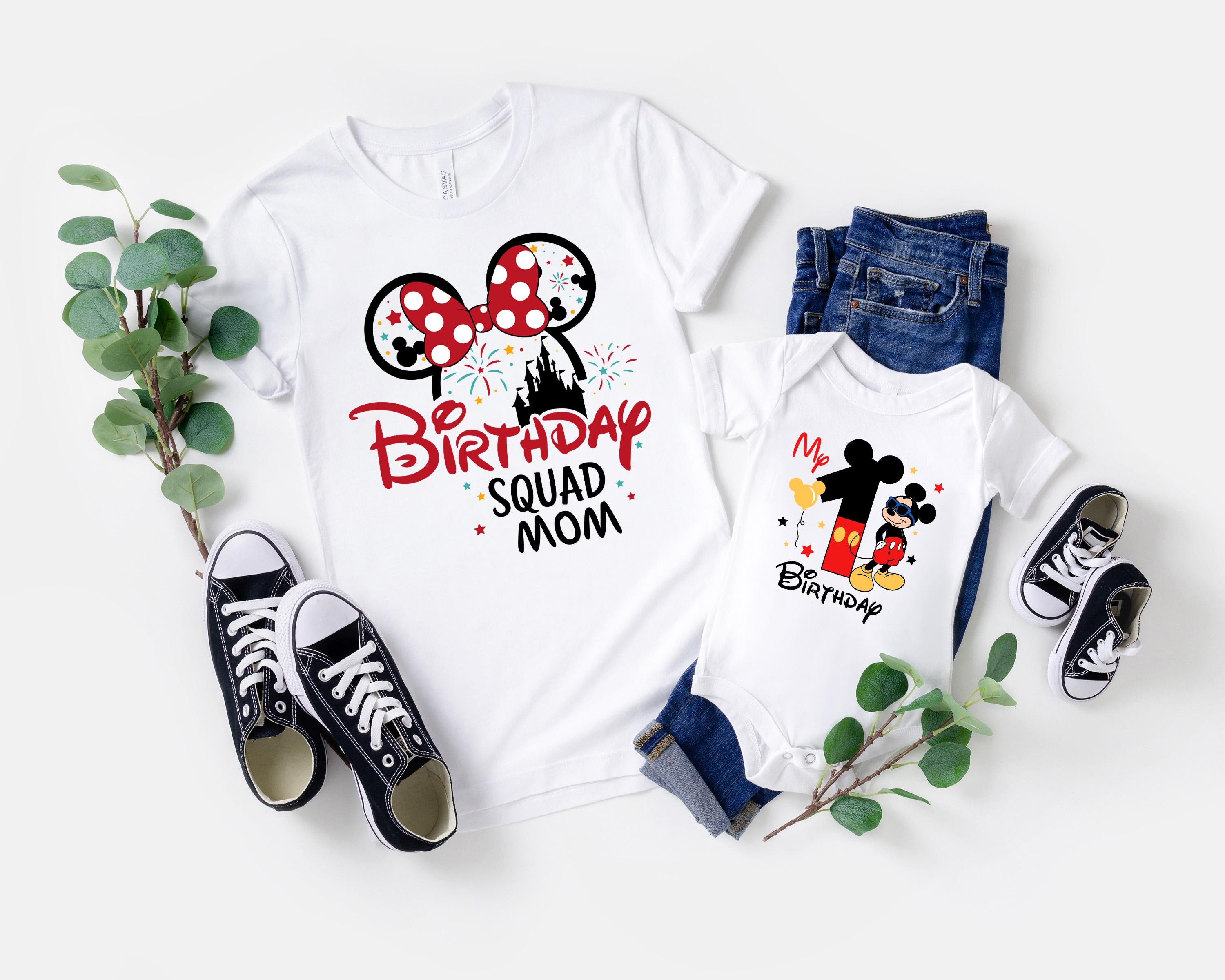 Custom Disney Birthday Shirt, Family Birthday Shirt, Custom Minnie Mickey Shirt, Disney Birthday Girl Shirt, Disney Birthday Group Shirts