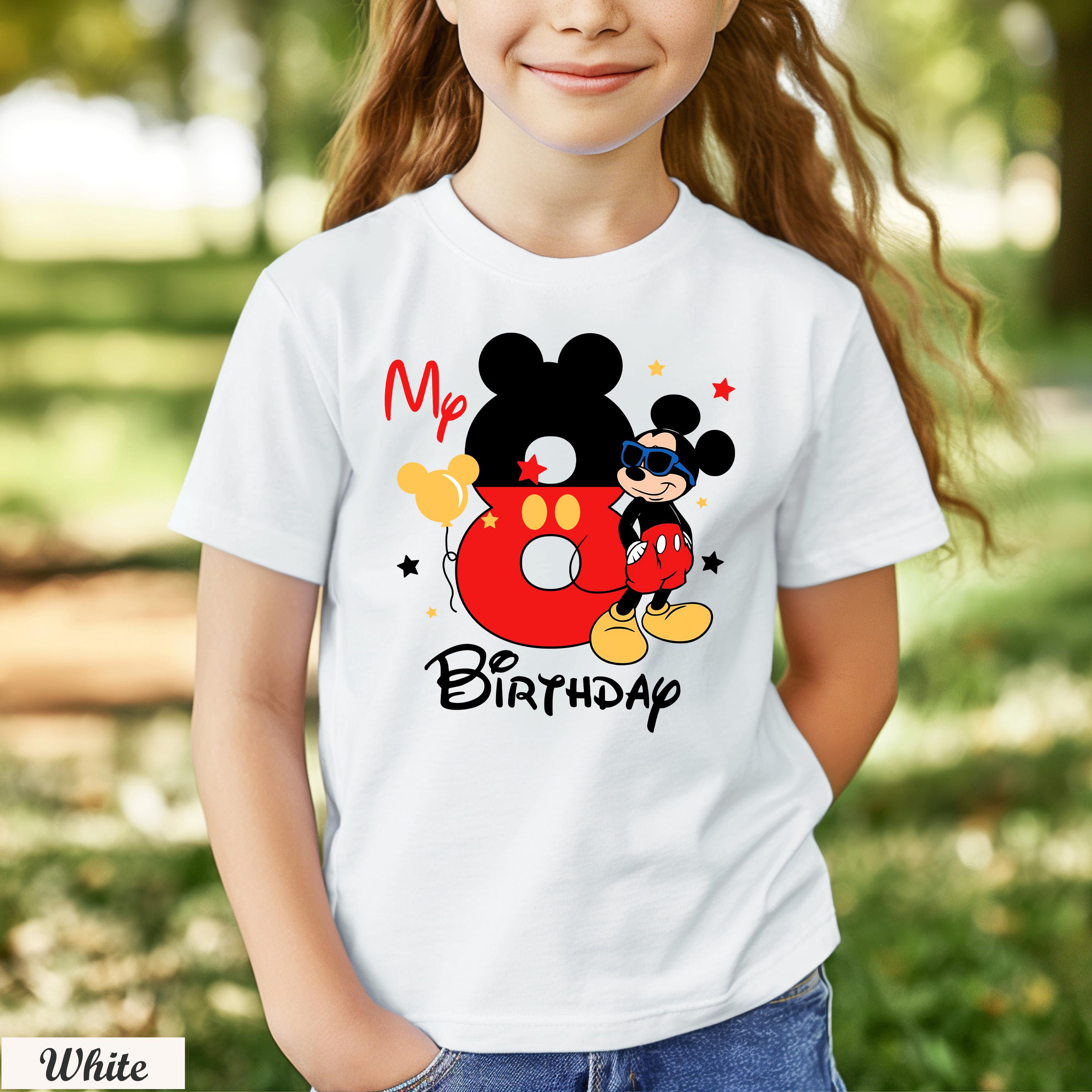 Custom Disney Birthday Shirt, Family Birthday Shirt, Custom Minnie Mickey Shirt, Disney Birthday Girl Shirt, Disney Birthday Group Shirts
