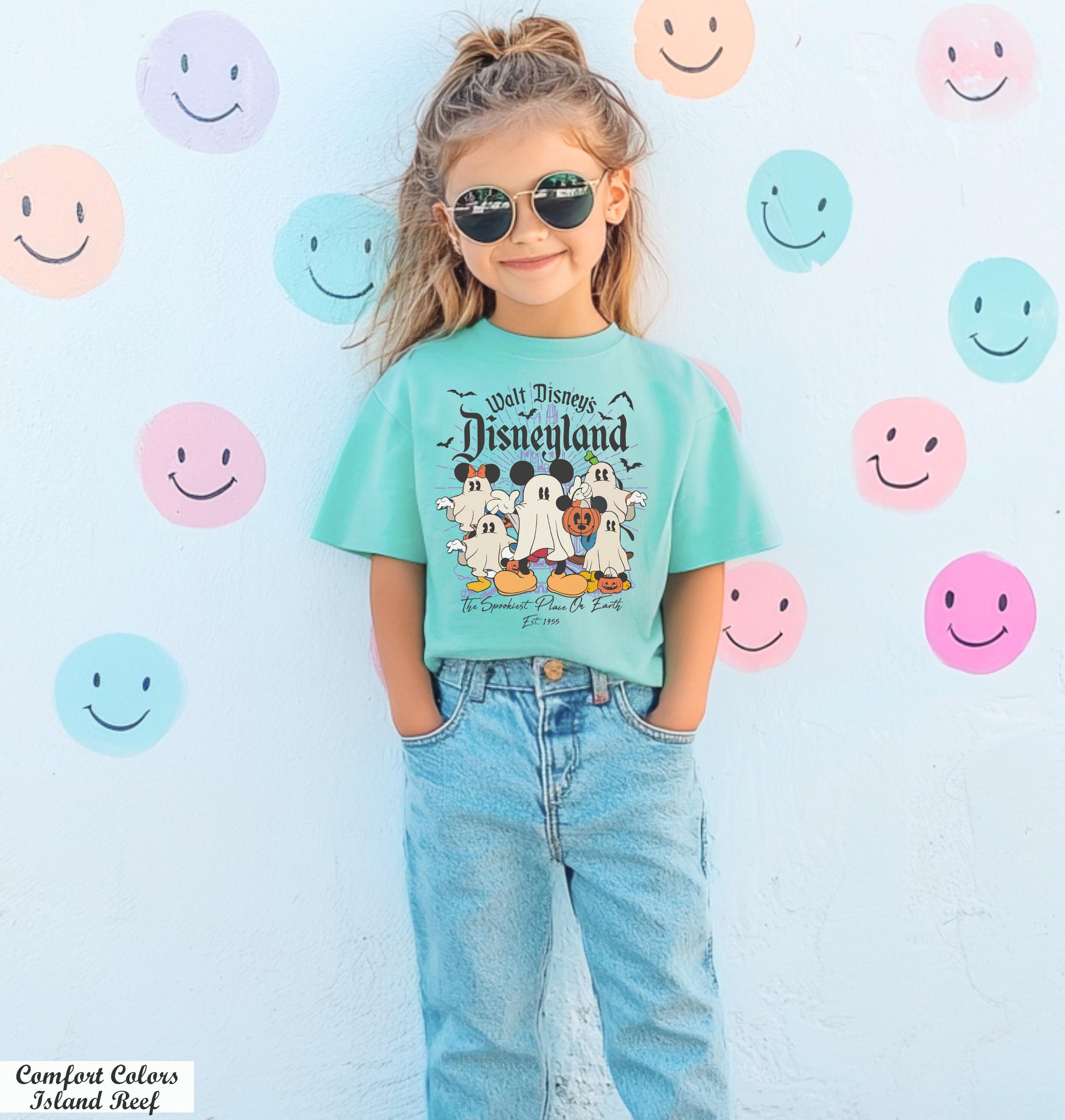 Disneyland Halloween Kids Shirt, Mickey And Friends Halloween Ghost Shirt,Disneyland Est 1955 Halloween Shirt,Mickey Halloween Pumpkin Shirt