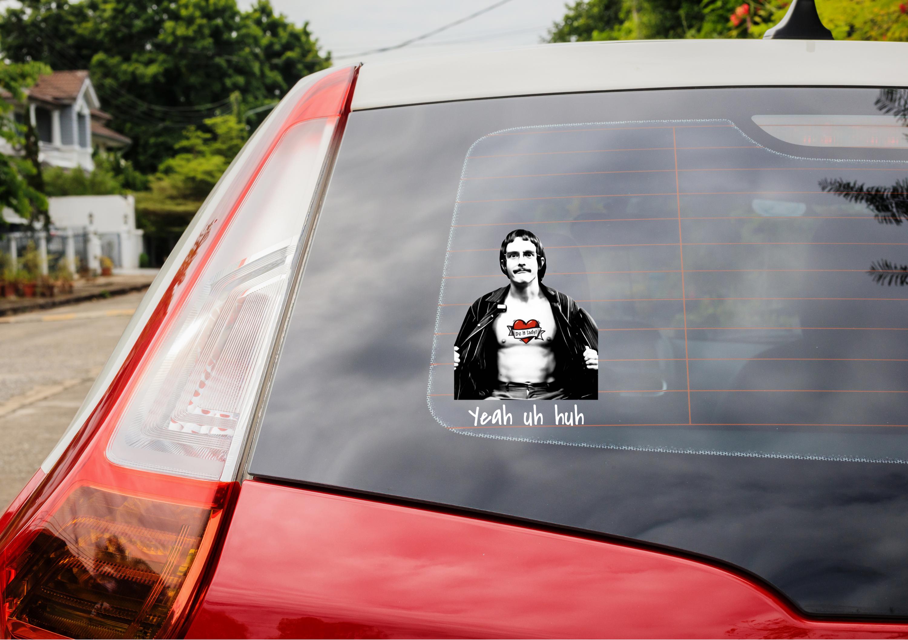 Funny Do It Lady Bumper Car Sticker, Funny Kiss-Cut Stickers,Viral TikTok Chit,Hilarious Quote, Humorous Vinyl Car Decal,Funny Car Sticker
