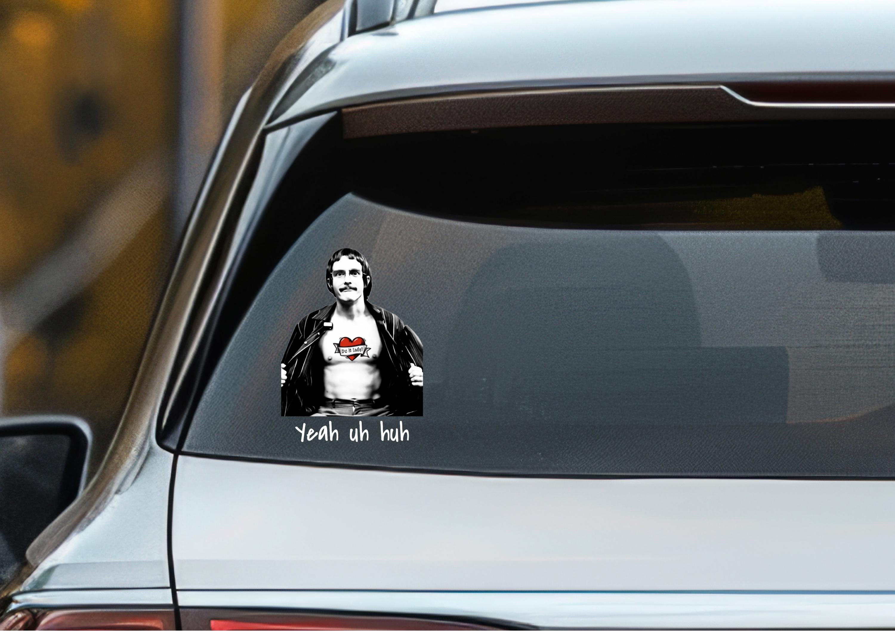 Funny Do It Lady Bumper Car Sticker, Funny Kiss-Cut Stickers,Viral TikTok Chit,Hilarious Quote, Humorous Vinyl Car Decal,Funny Car Sticker