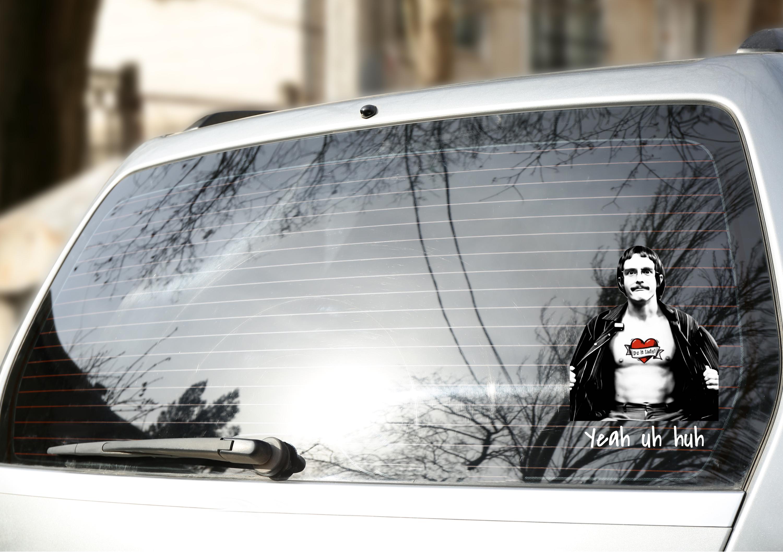 Funny Do It Lady Bumper Car Sticker, Funny Kiss-Cut Stickers,Viral TikTok Chit,Hilarious Quote, Humorous Vinyl Car Decal,Funny Car Sticker